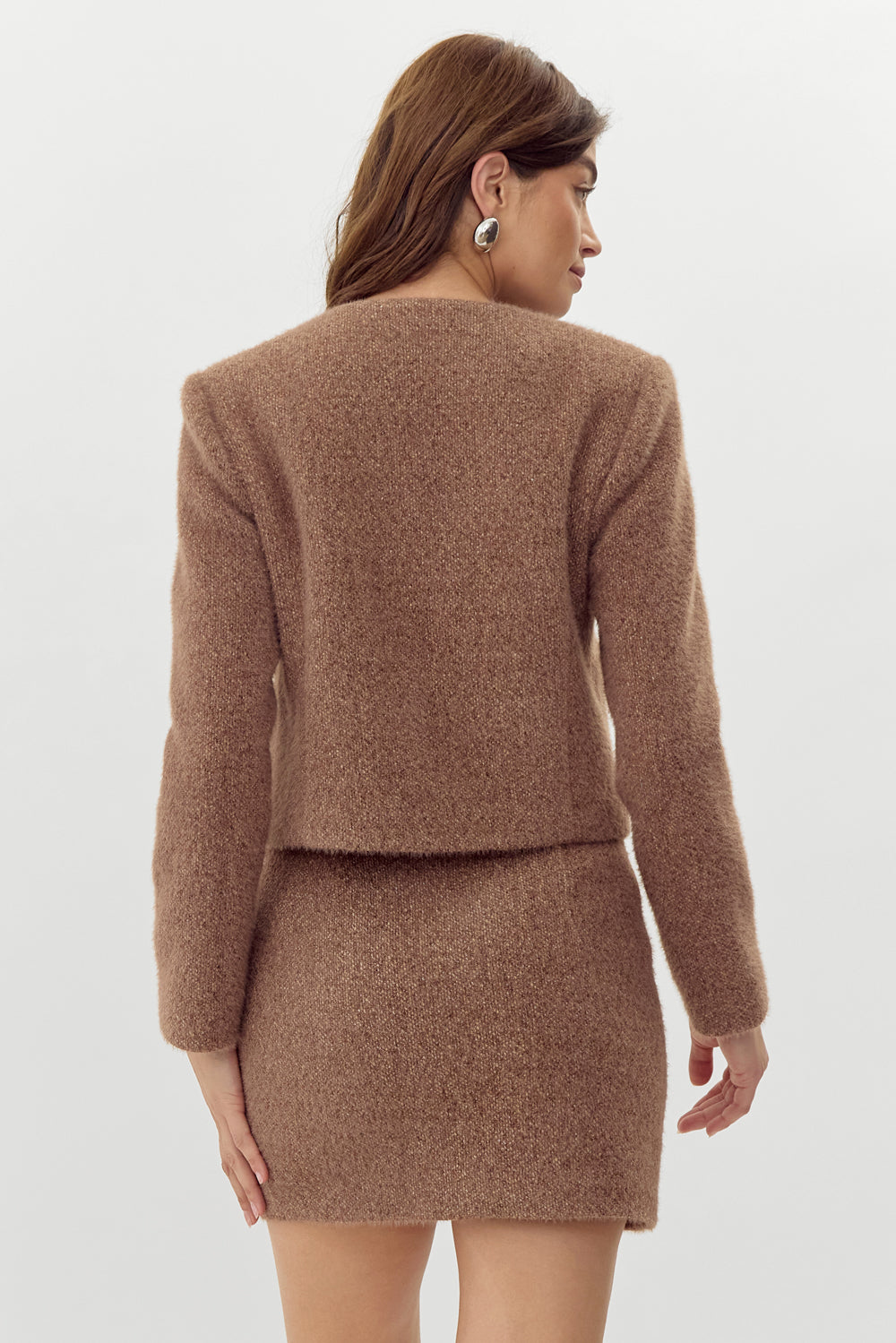 ARIELLA BRUSHED CARDIGAN