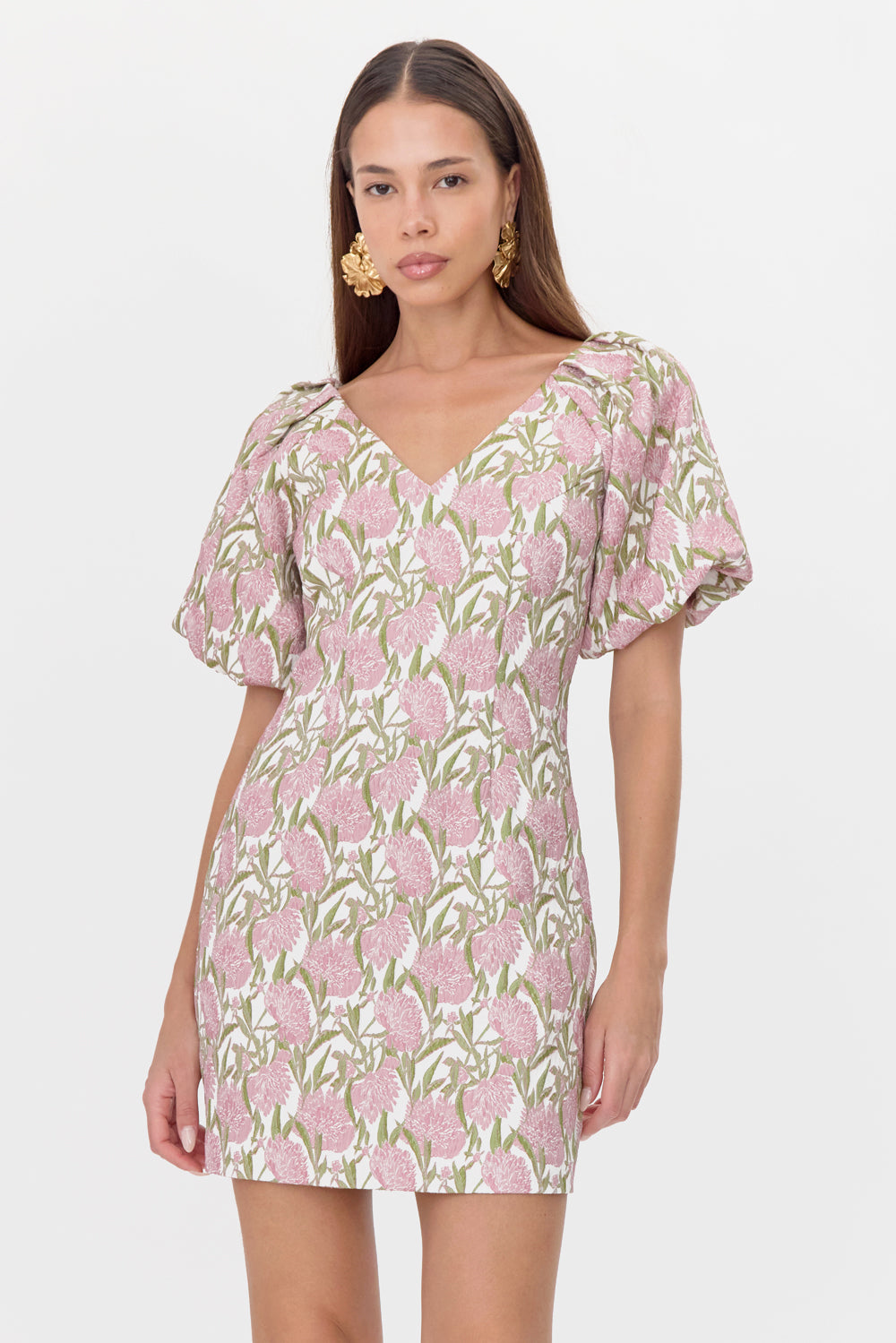 MYRA JACQUARD DRESS