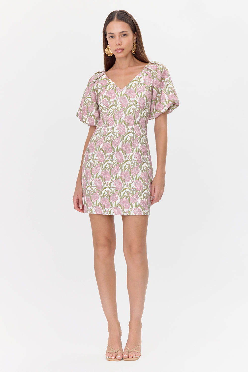 MYRA JACQUARD DRESS