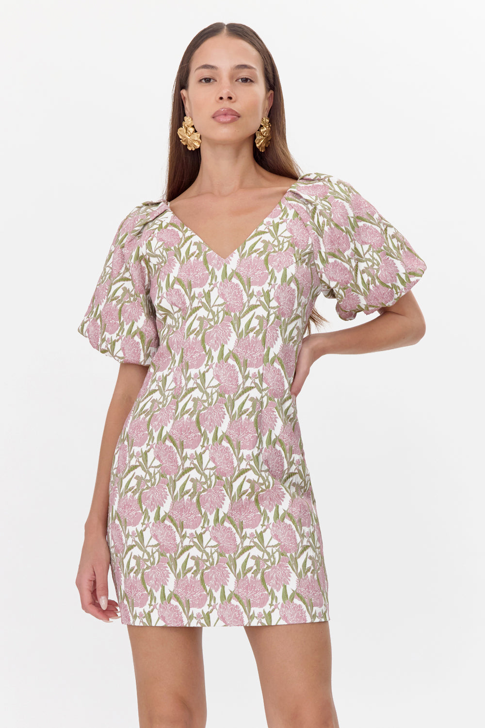 MYRA JACQUARD DRESS