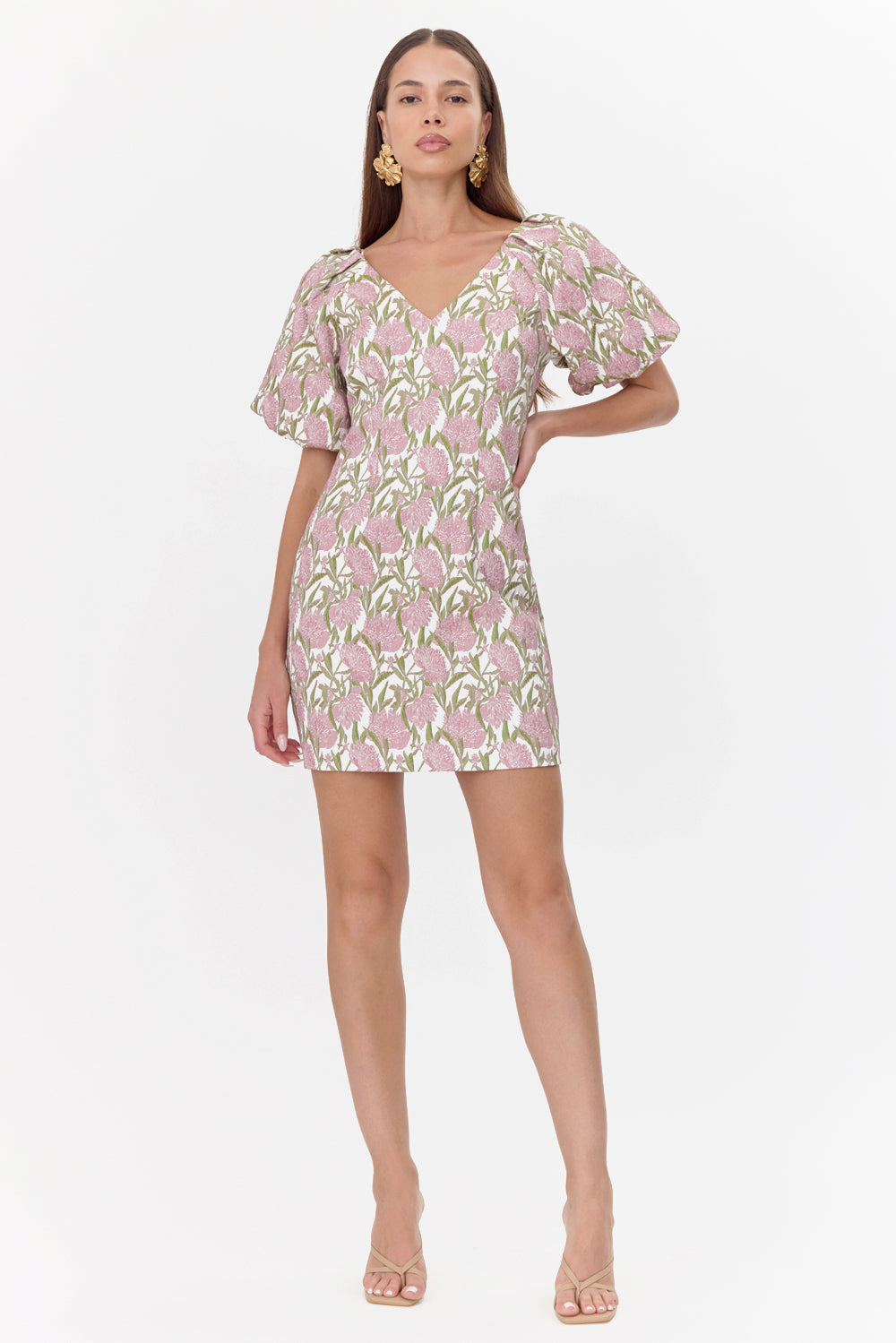 MYRA JACQUARD DRESS