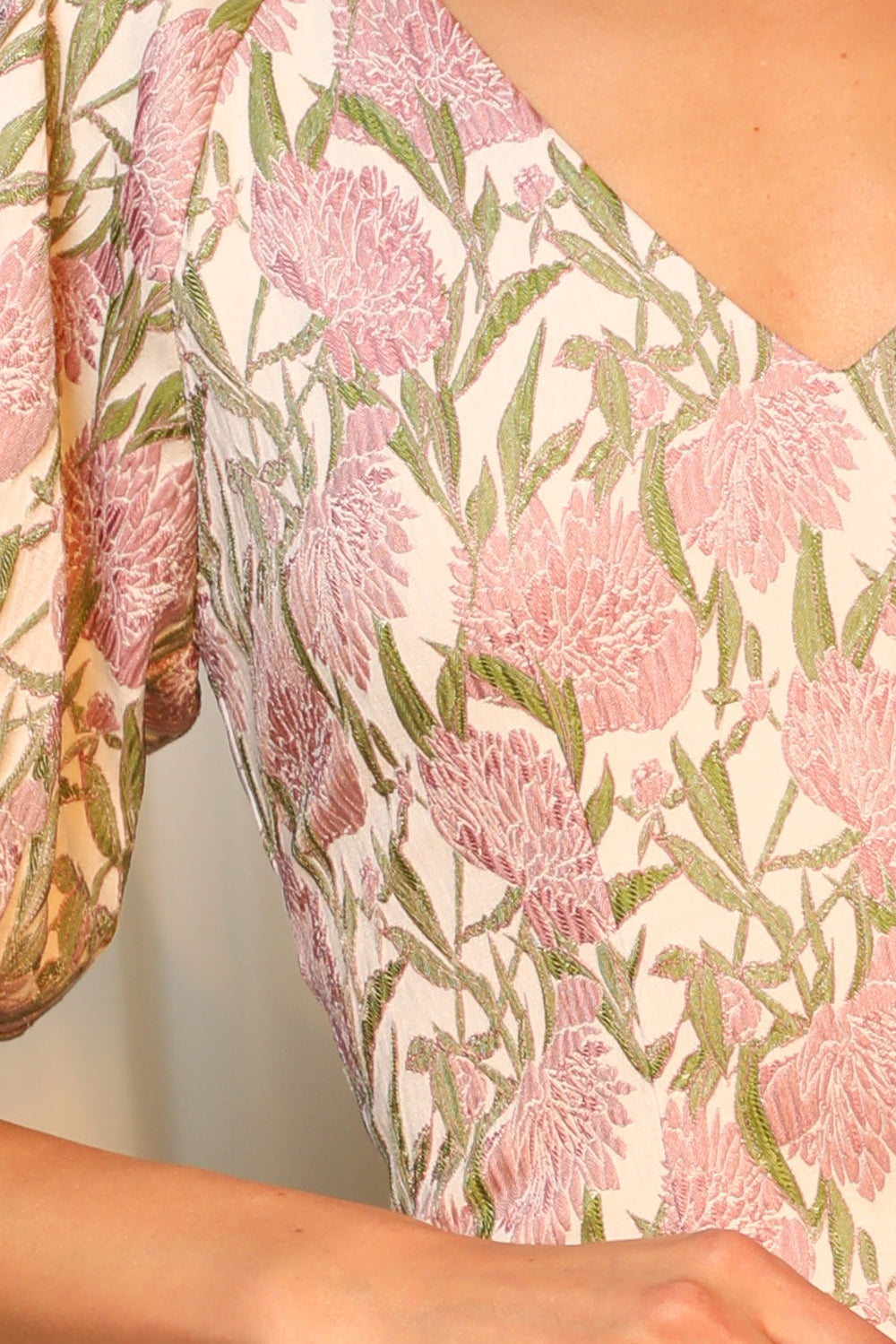 MYRA JACQUARD DRESS