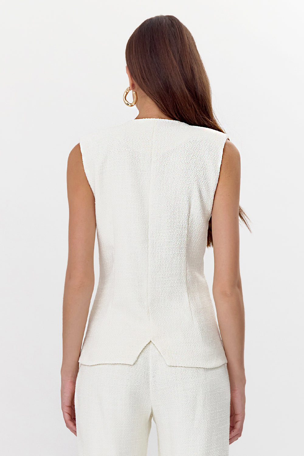 JACKIE TWEED VEST