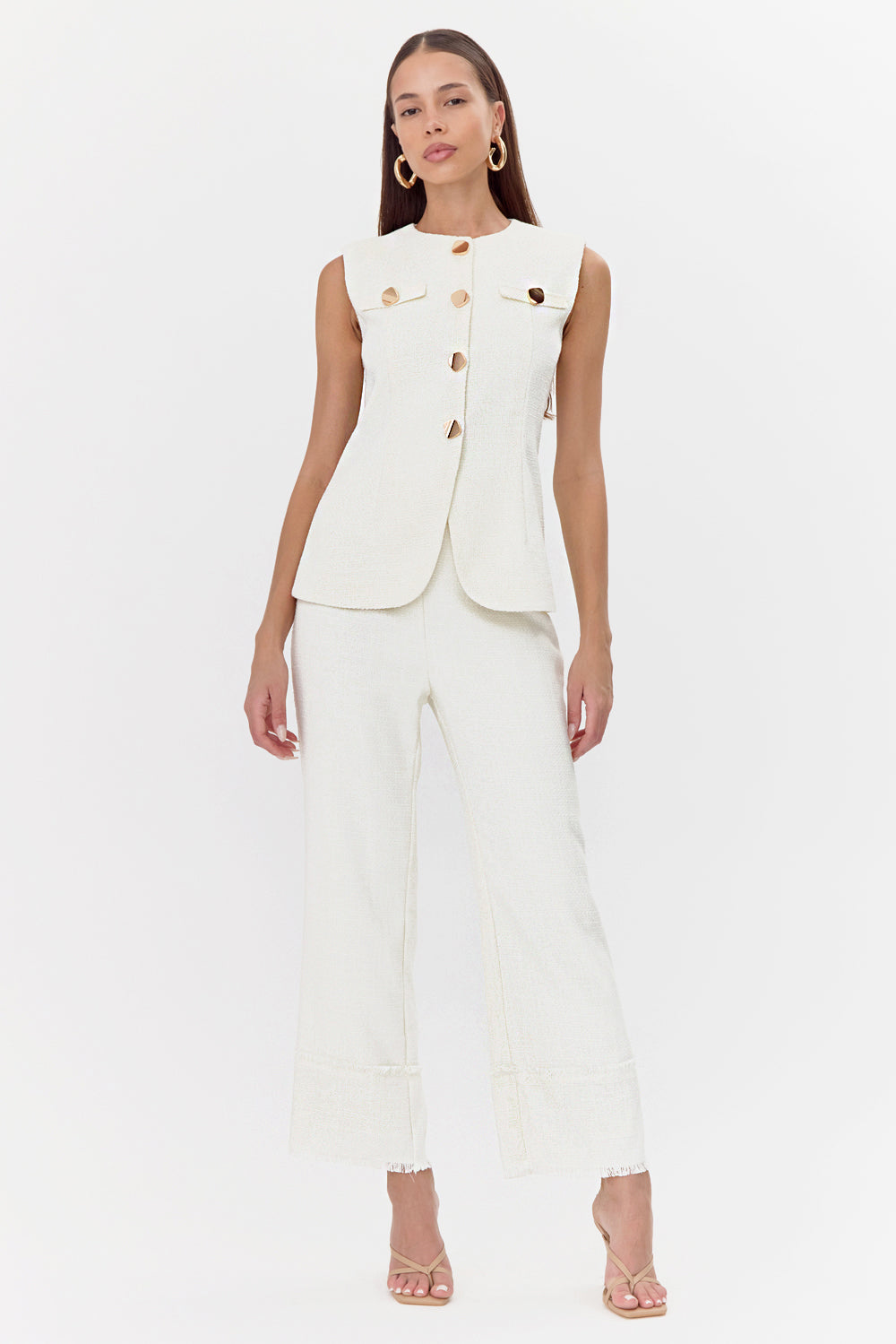 JACKIE TWEED TROUSER