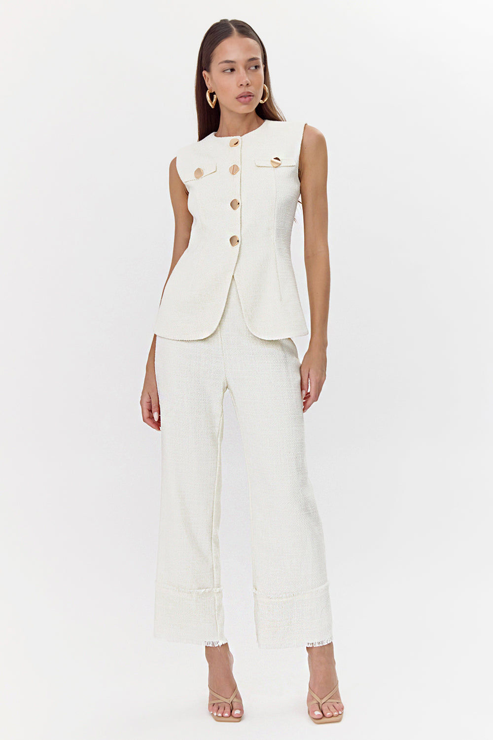 JACKIE TWEED VEST