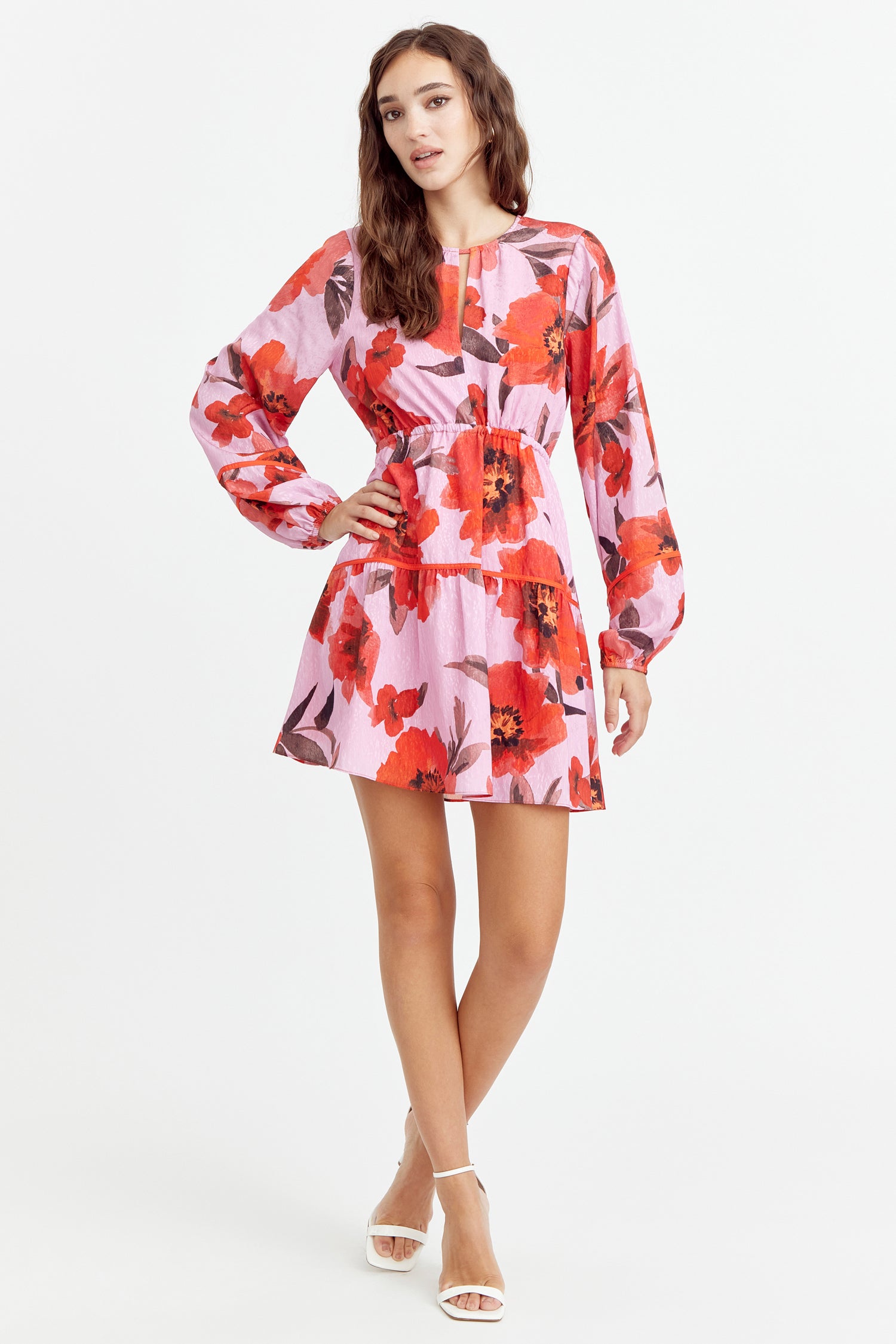 HEILI FLORAL MINI DRESS