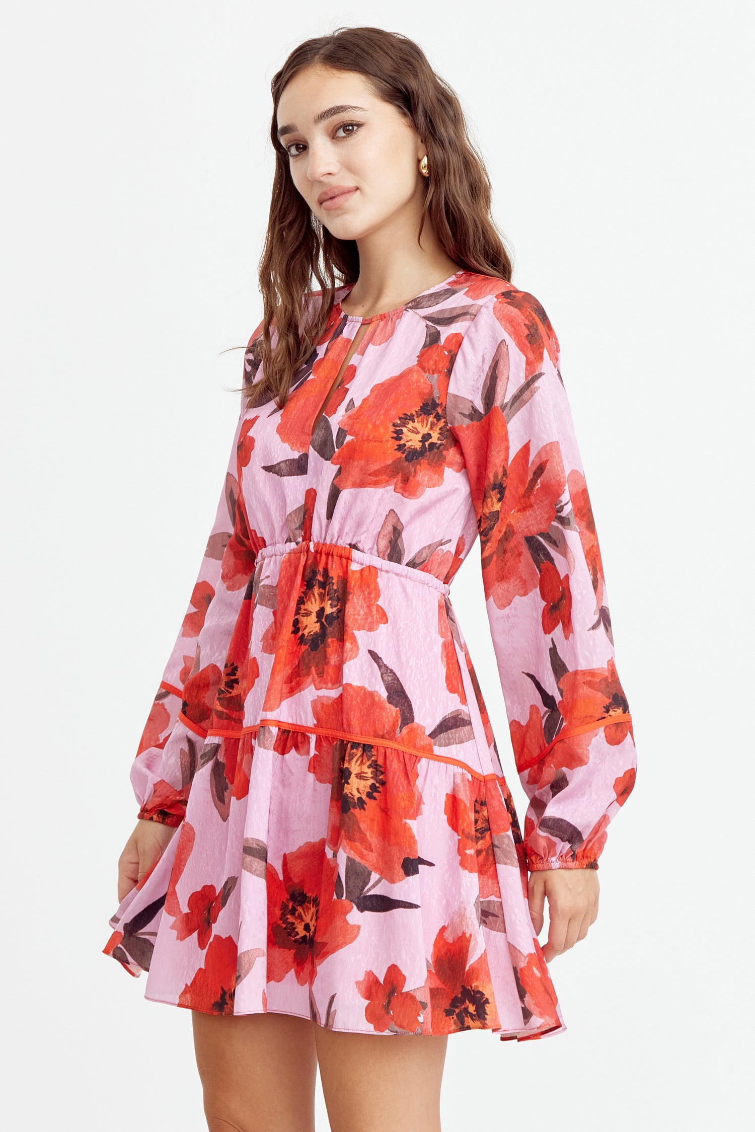 HEILI FLORAL MINI DRESS