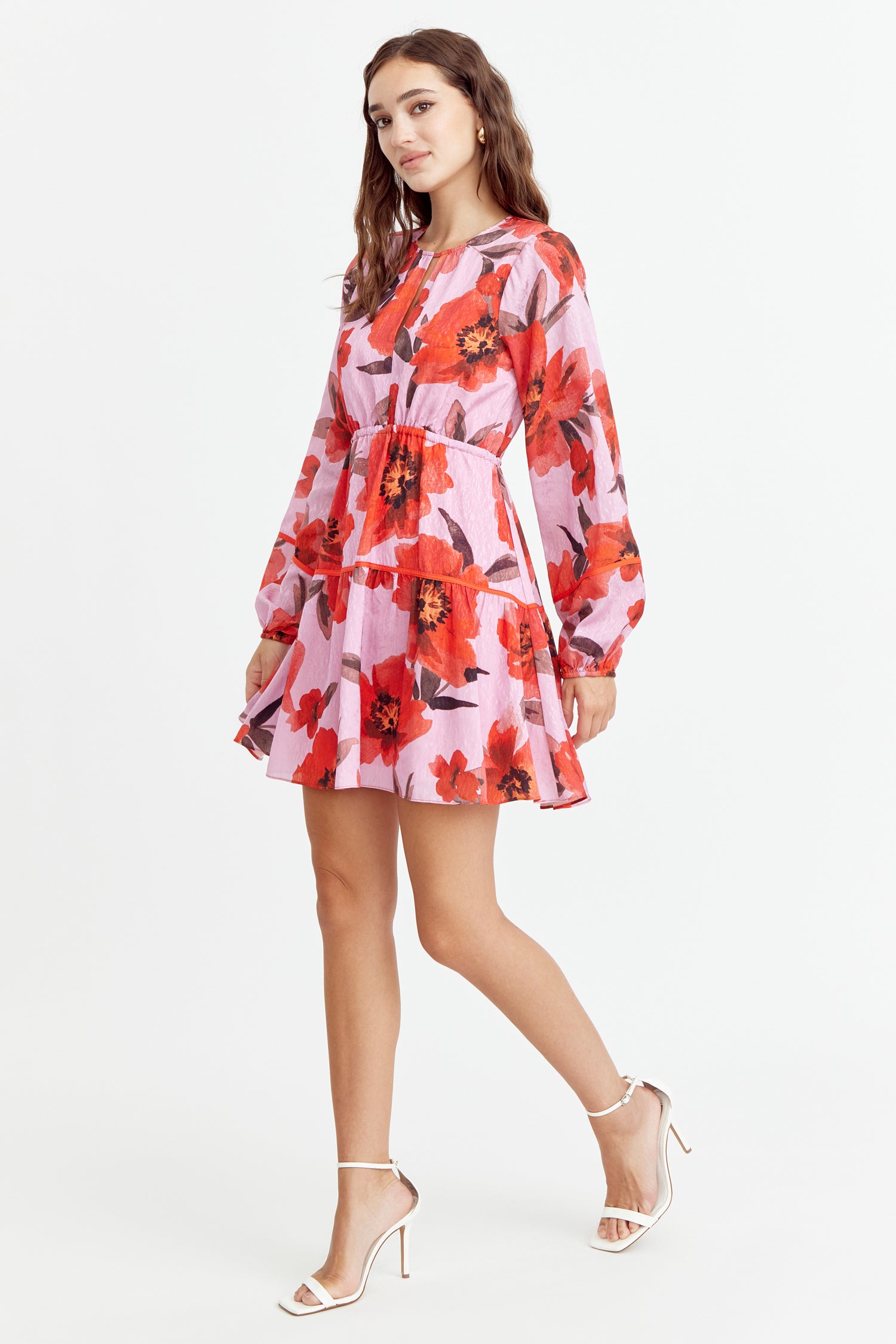 HEILI FLORAL MINI DRESS