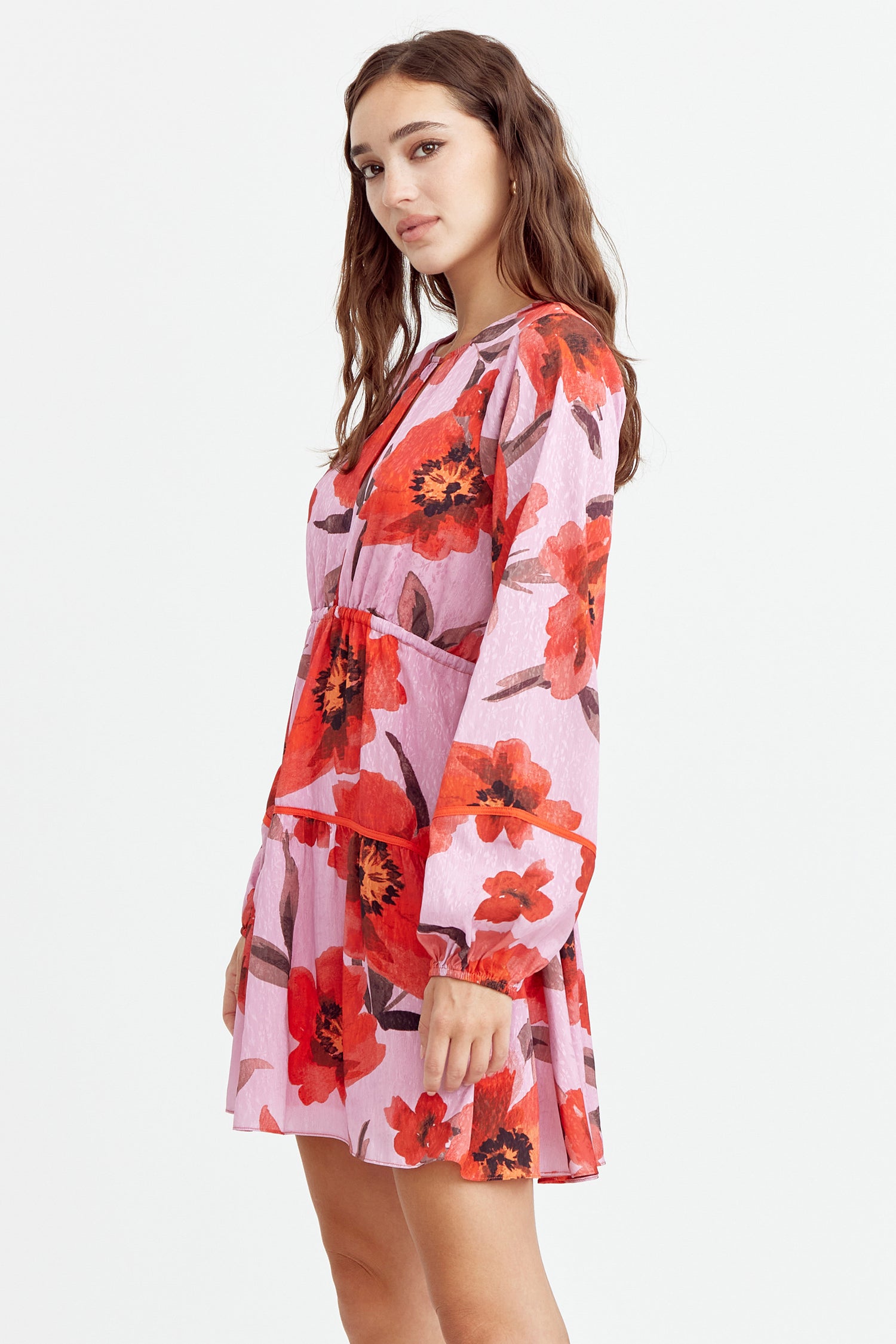 HEILI FLORAL MINI DRESS
