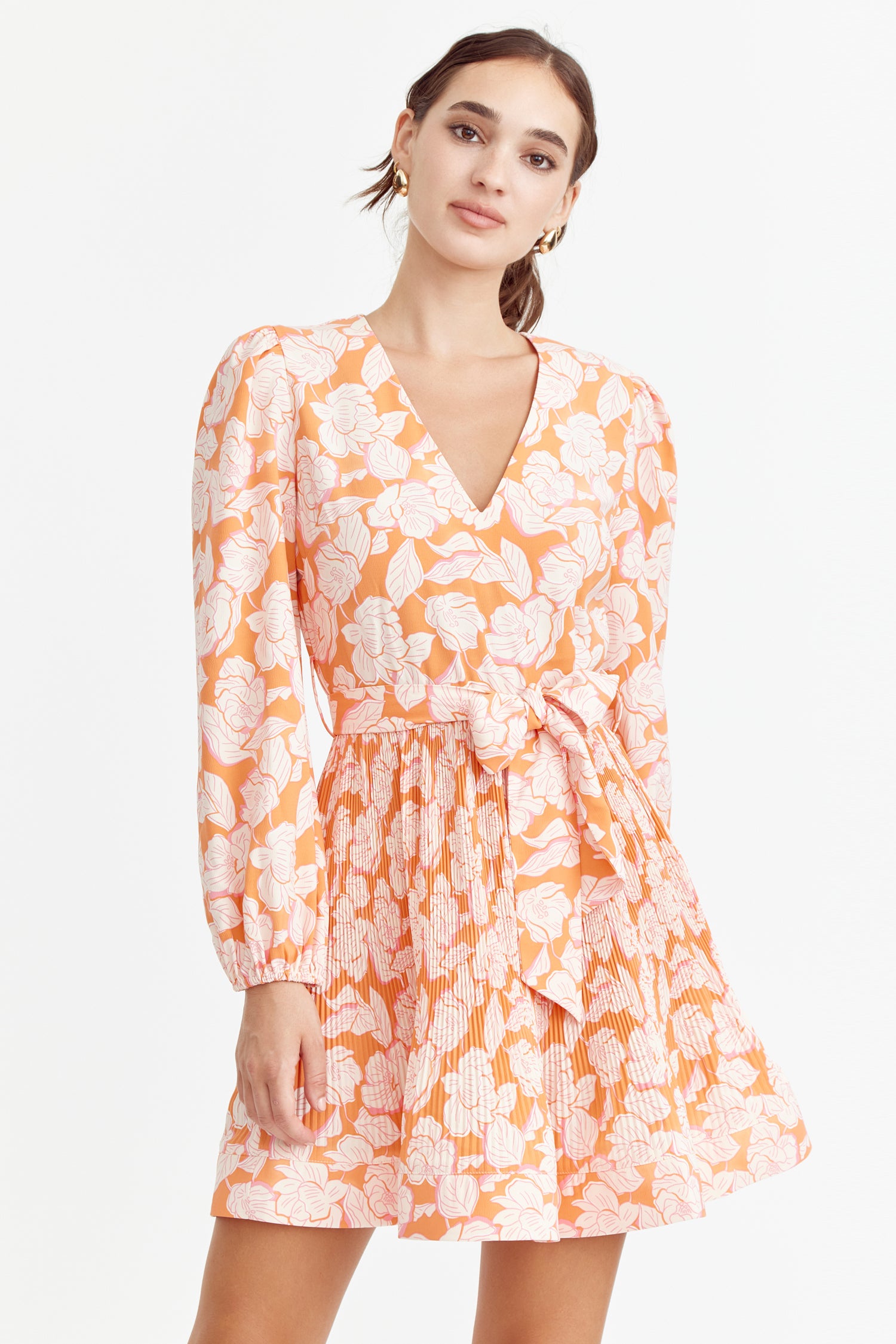 GRACEY PLEATED DRESS