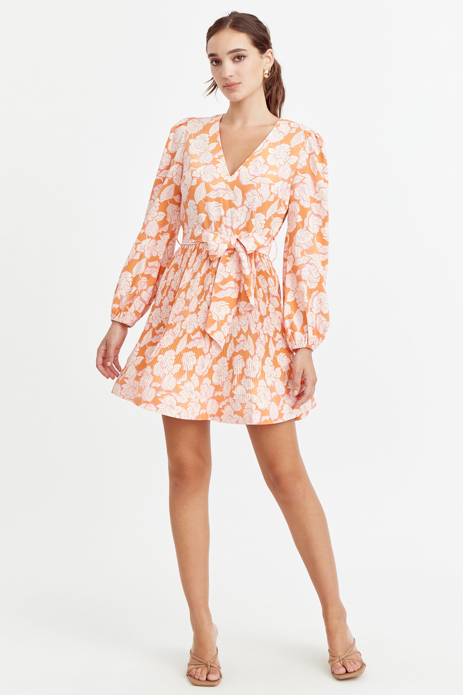 GRACEY PLEATED DRESS