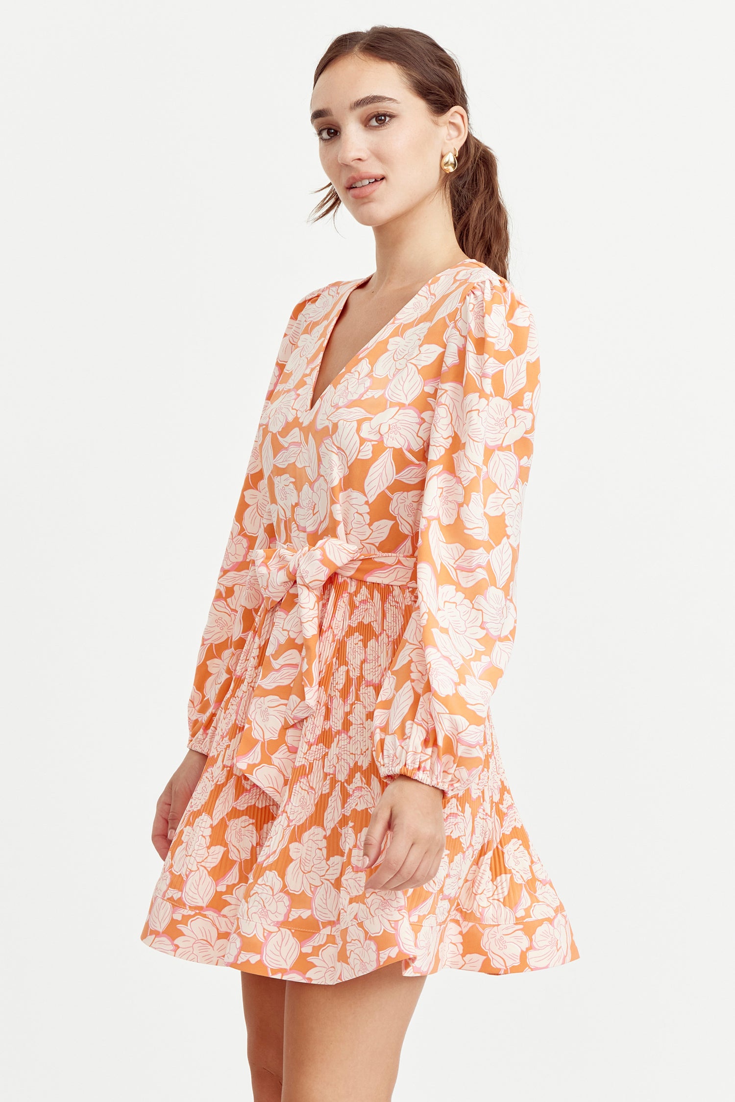 GRACEY PLEATED DRESS