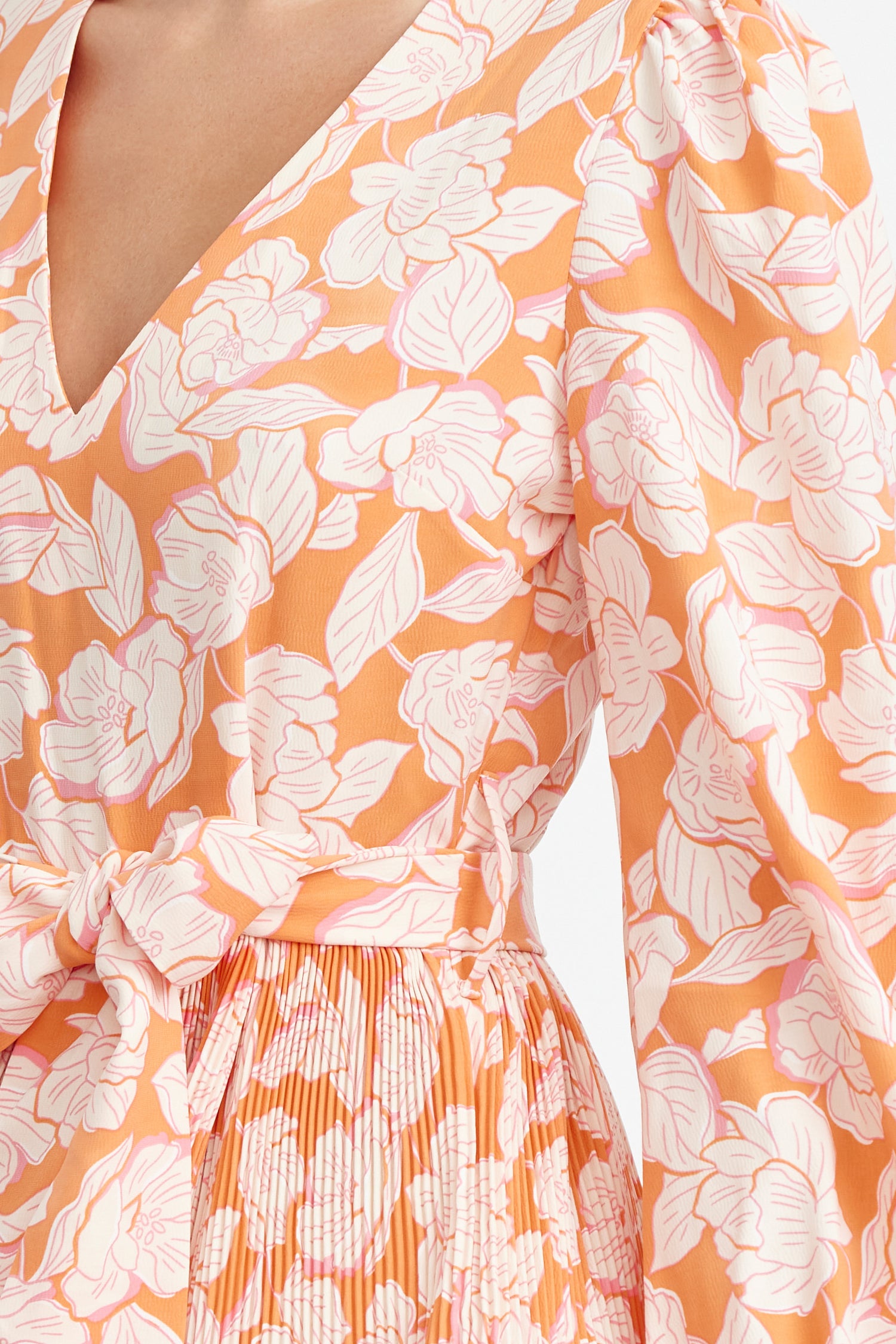 GRACEY PLEATED DRESS
