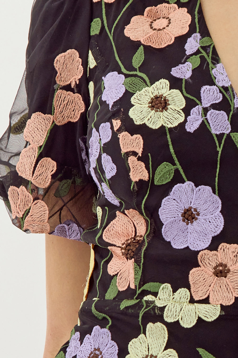 NICOLE FLORAL MINI DRESS