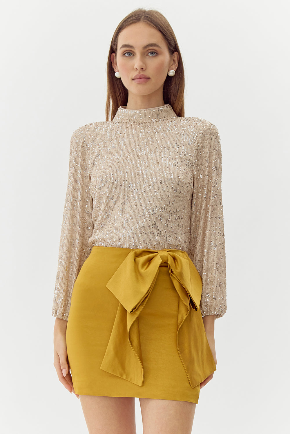 CARA SEQUIN BLOUSE