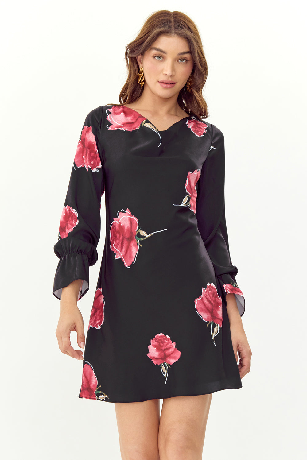 BRUNA FLORAL MINI DRESS