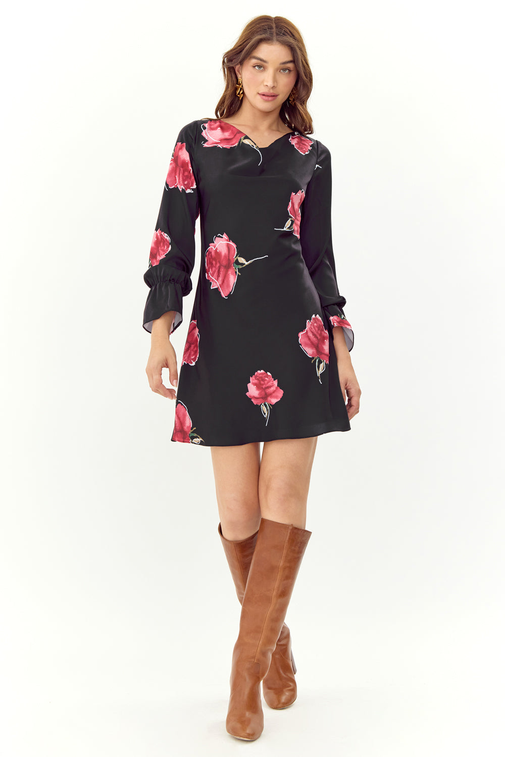 BRUNA FLORAL MINI DRESS