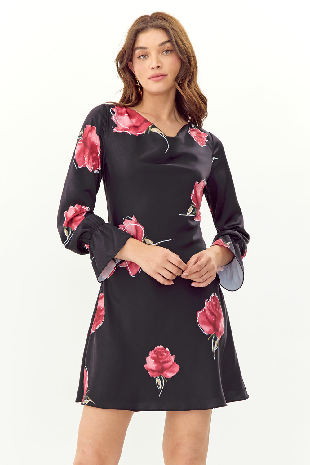 BRUNA FLORAL MINI DRESS