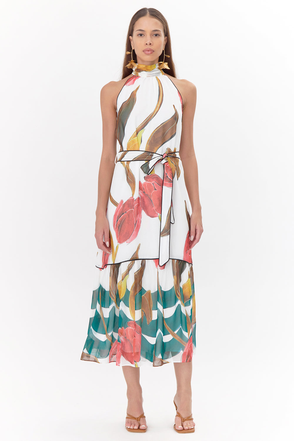 MAISY TIERED FLORAL DRESS