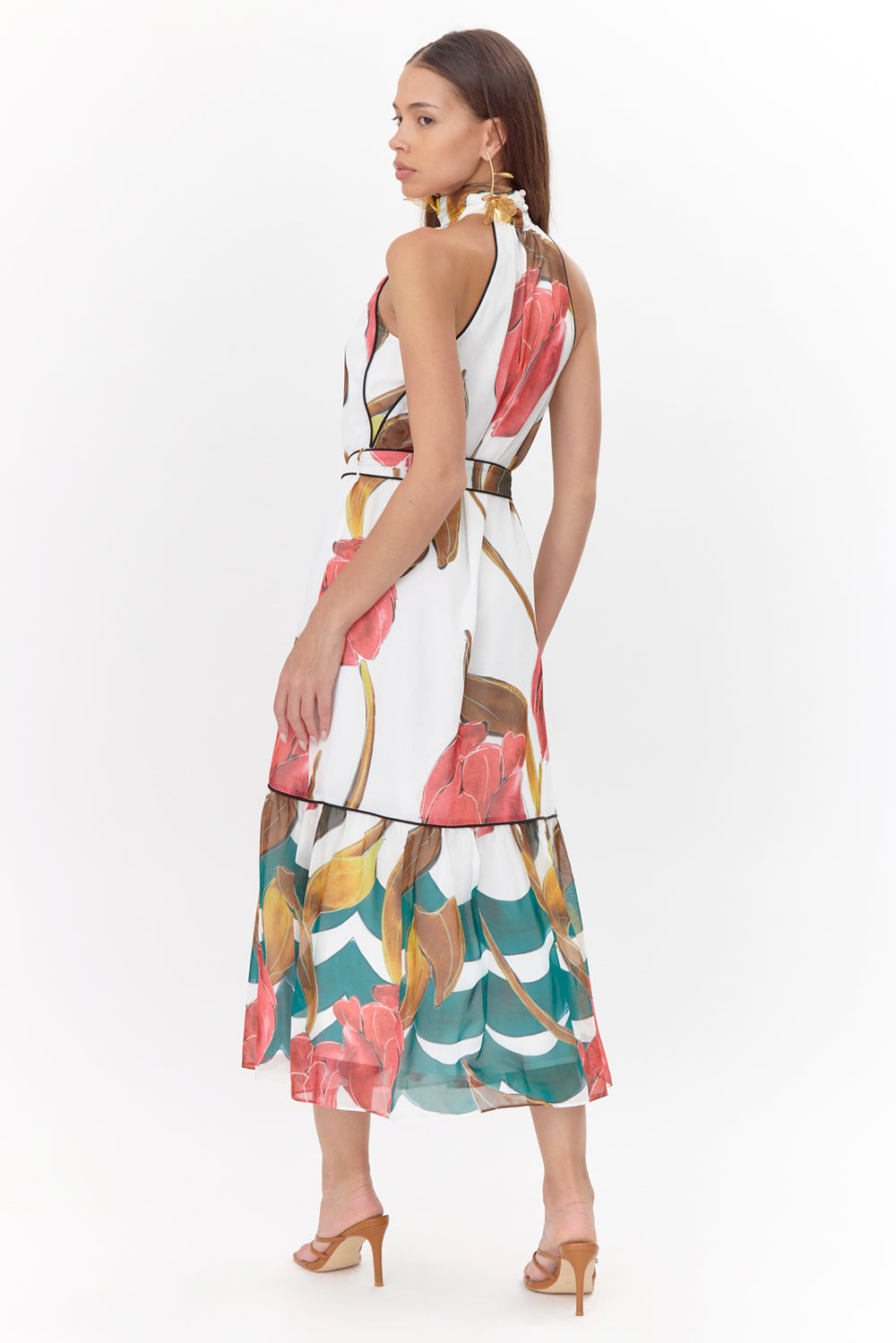 MAISY TIERED FLORAL DRESS