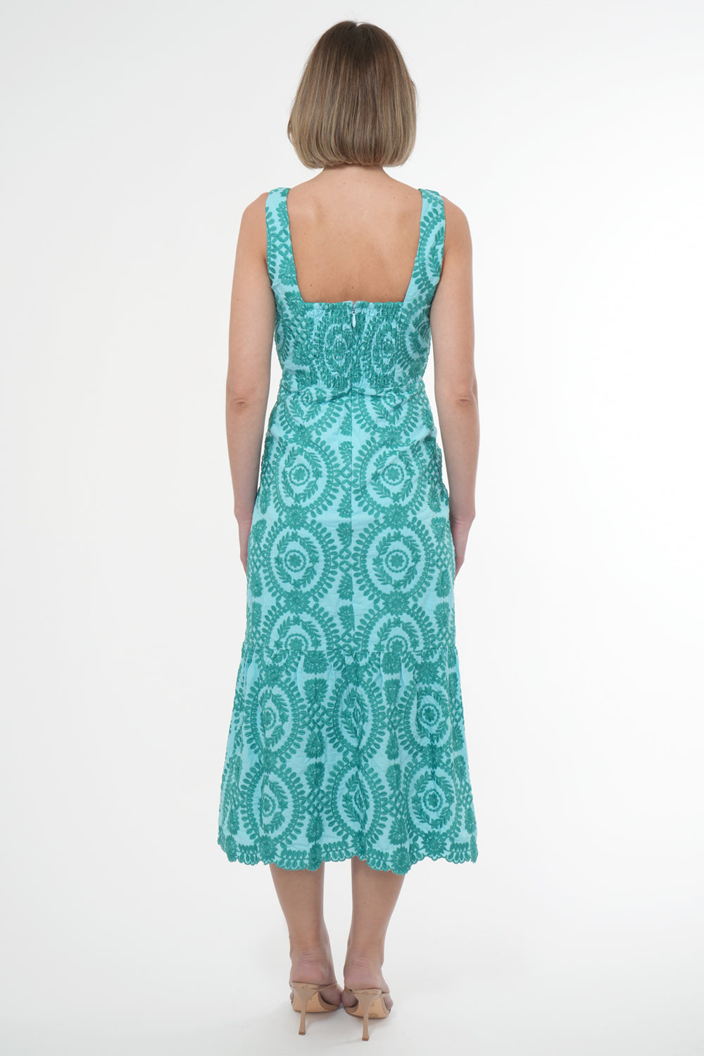 ROSE EMBROIDERED DRESS