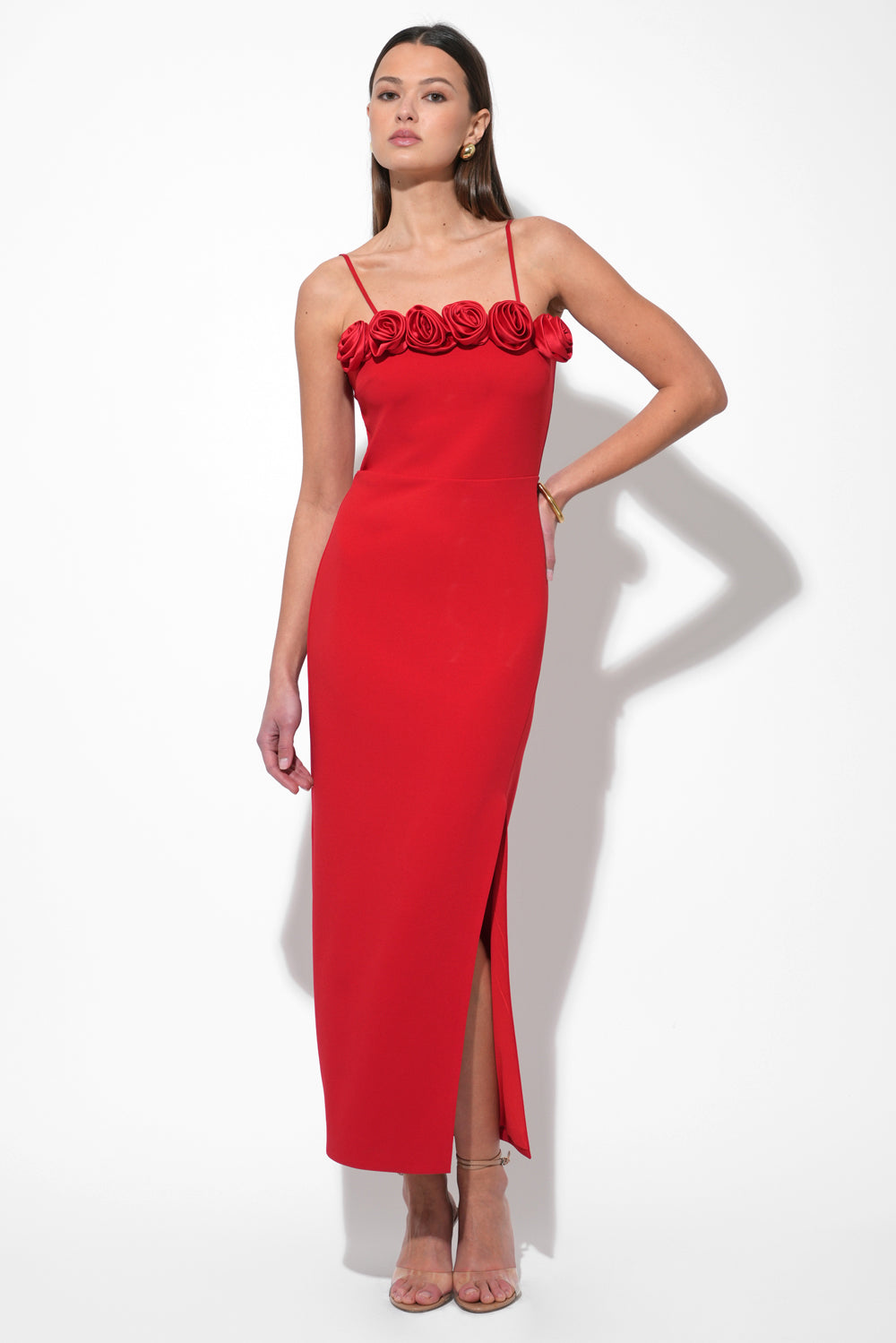 SOLANA ROSETTA MIDI DRESS