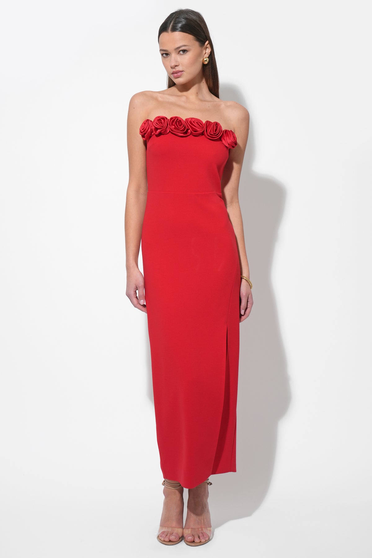 SOLANA ROSETTA MIDI DRESS