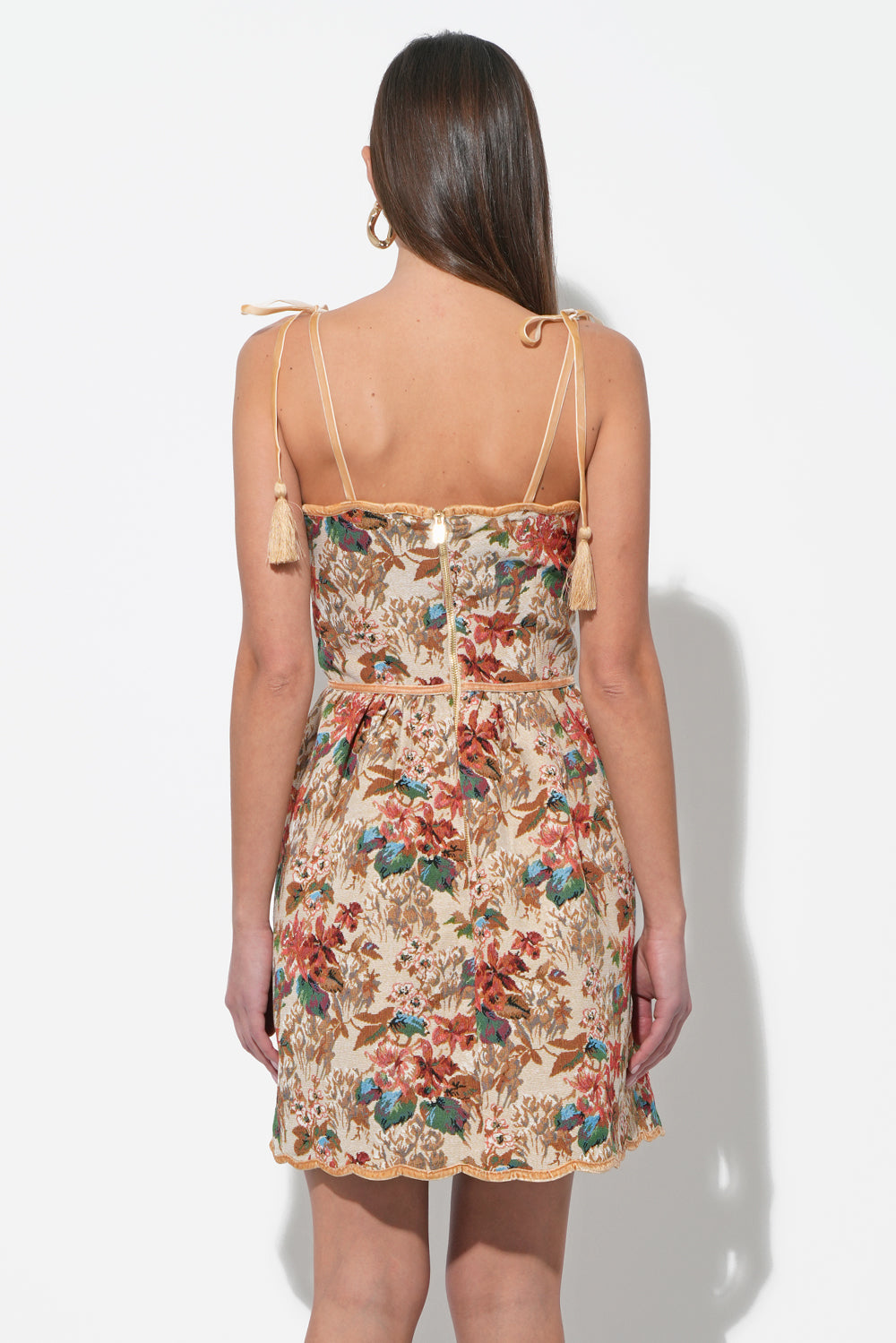 CINDY TAPESTRY MINI DRESS