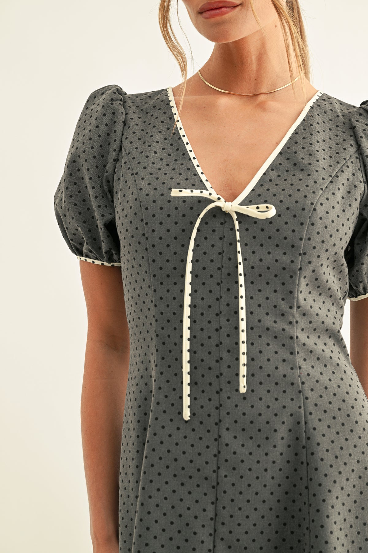 BETSY POLKA DOT MINI DRESS