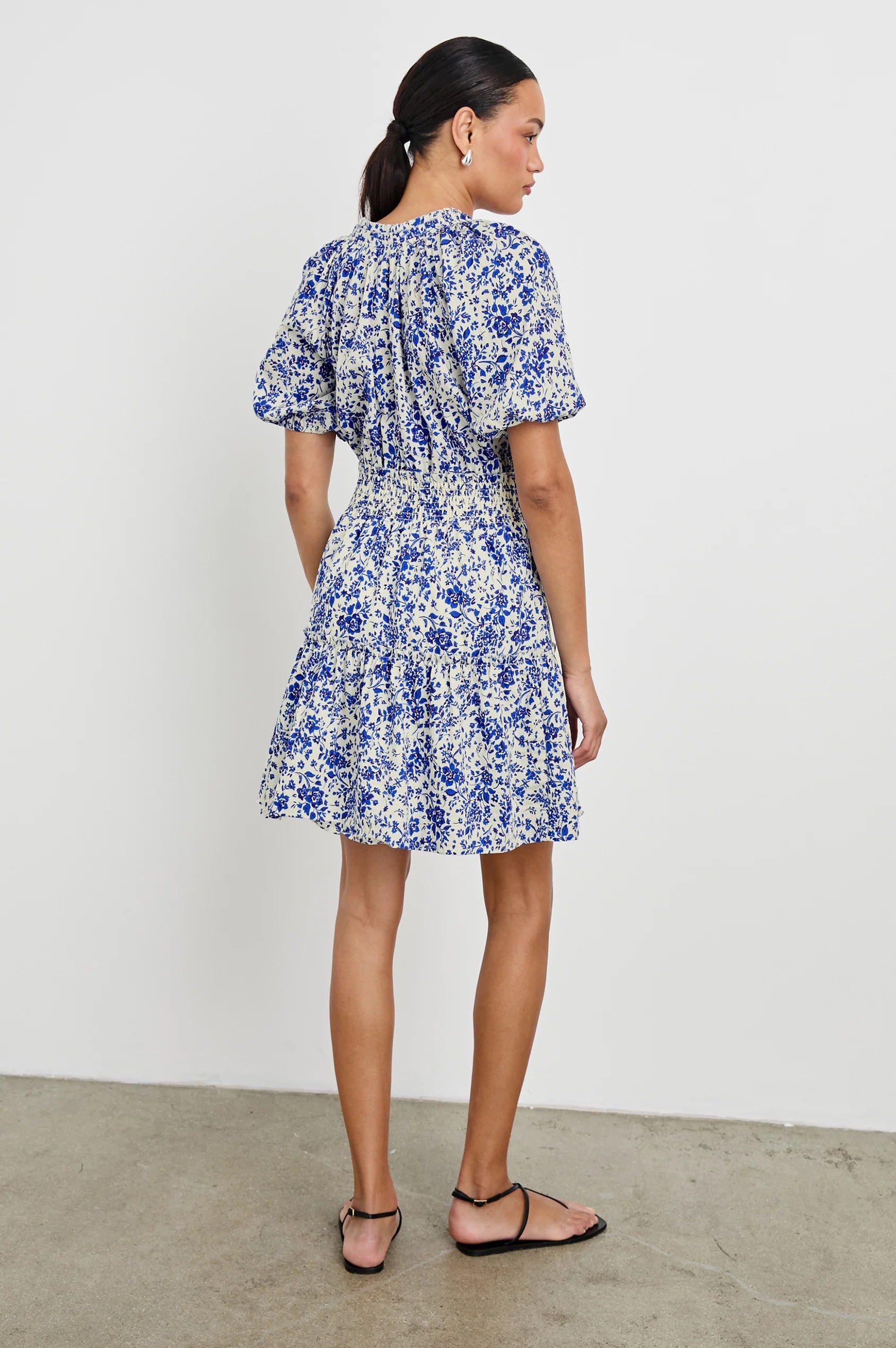 FIORELLA DRESS - BLUE MARGUERITE