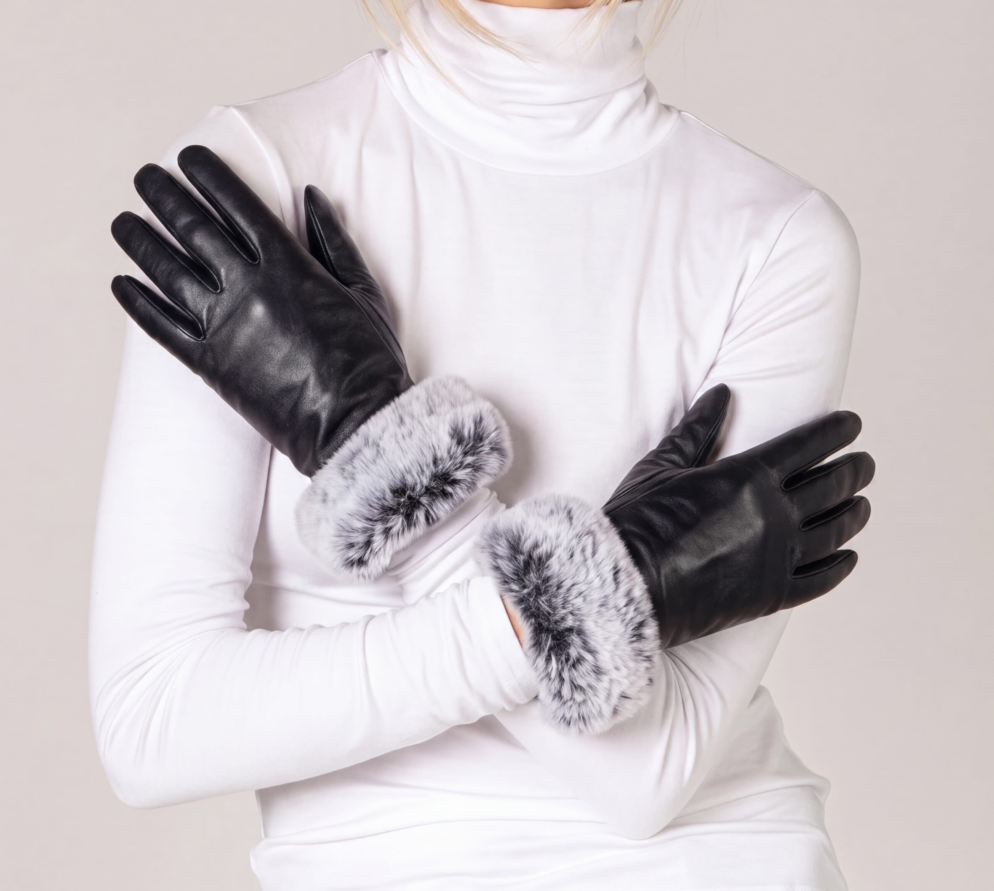 FAUX FUR GLOVE (VARIOUS COLOURS)