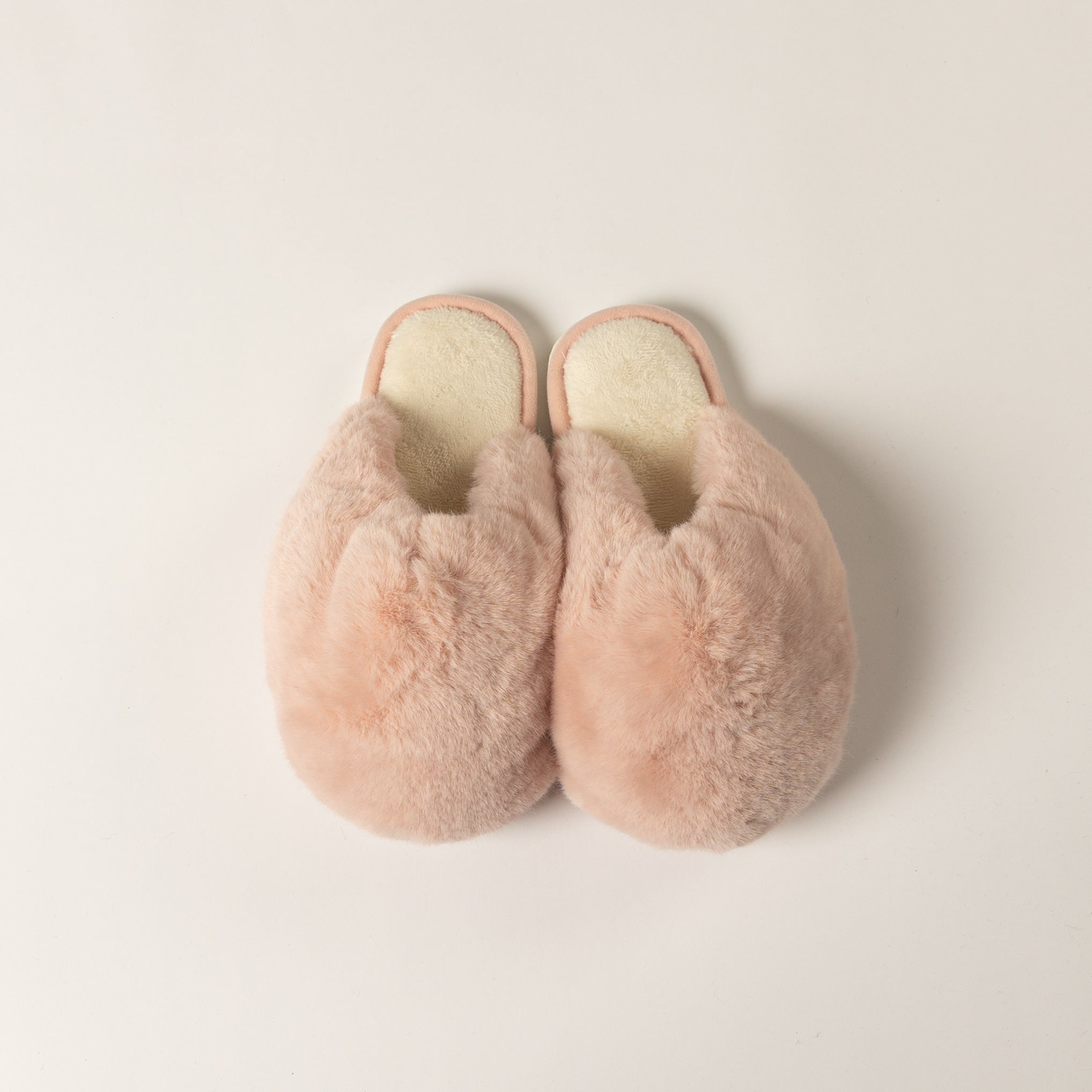 FAUX FURRY SLIDE - PINK