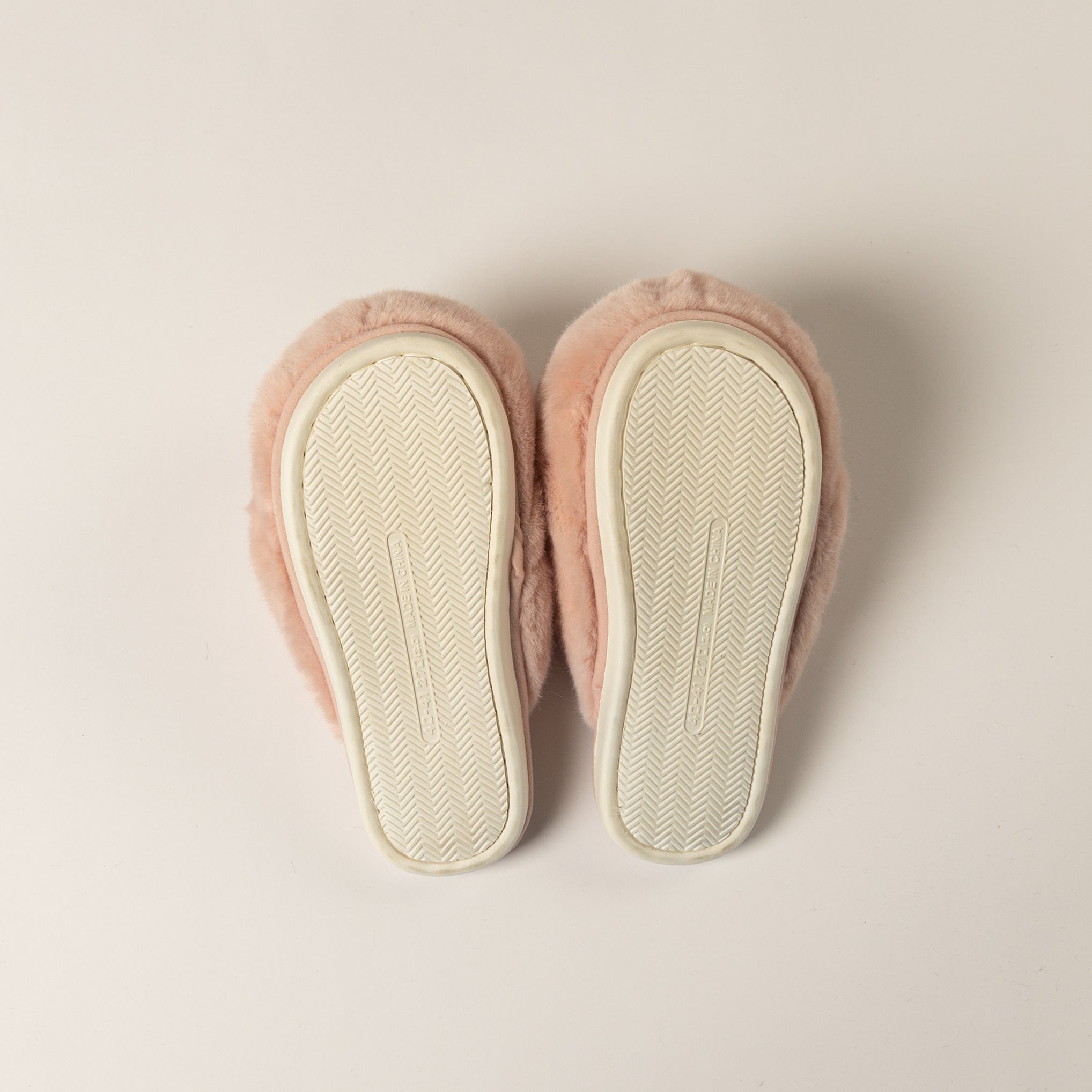 FAUX FURRY SLIDE - PINK