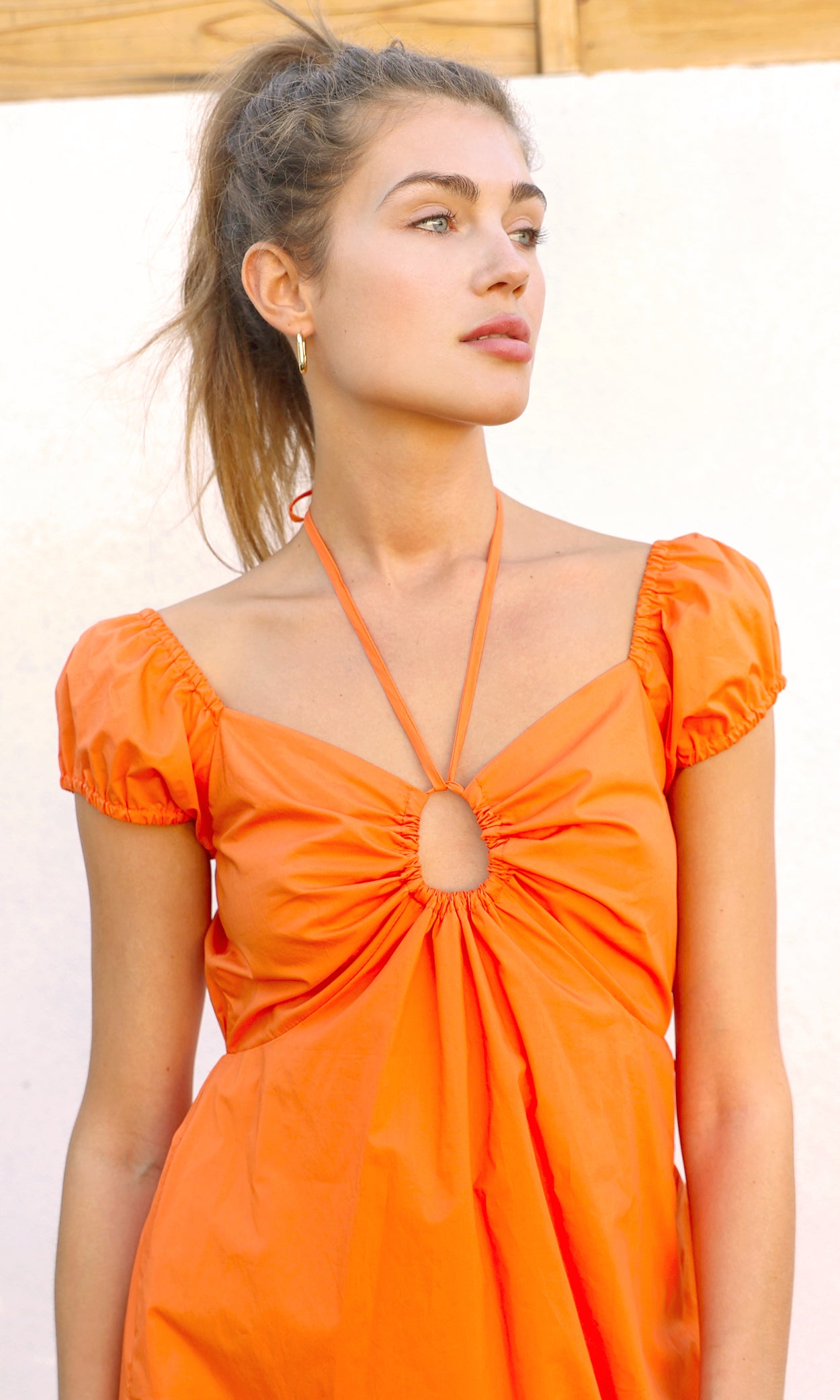 ANDREA CAP SLEEVE MIDI DRESS