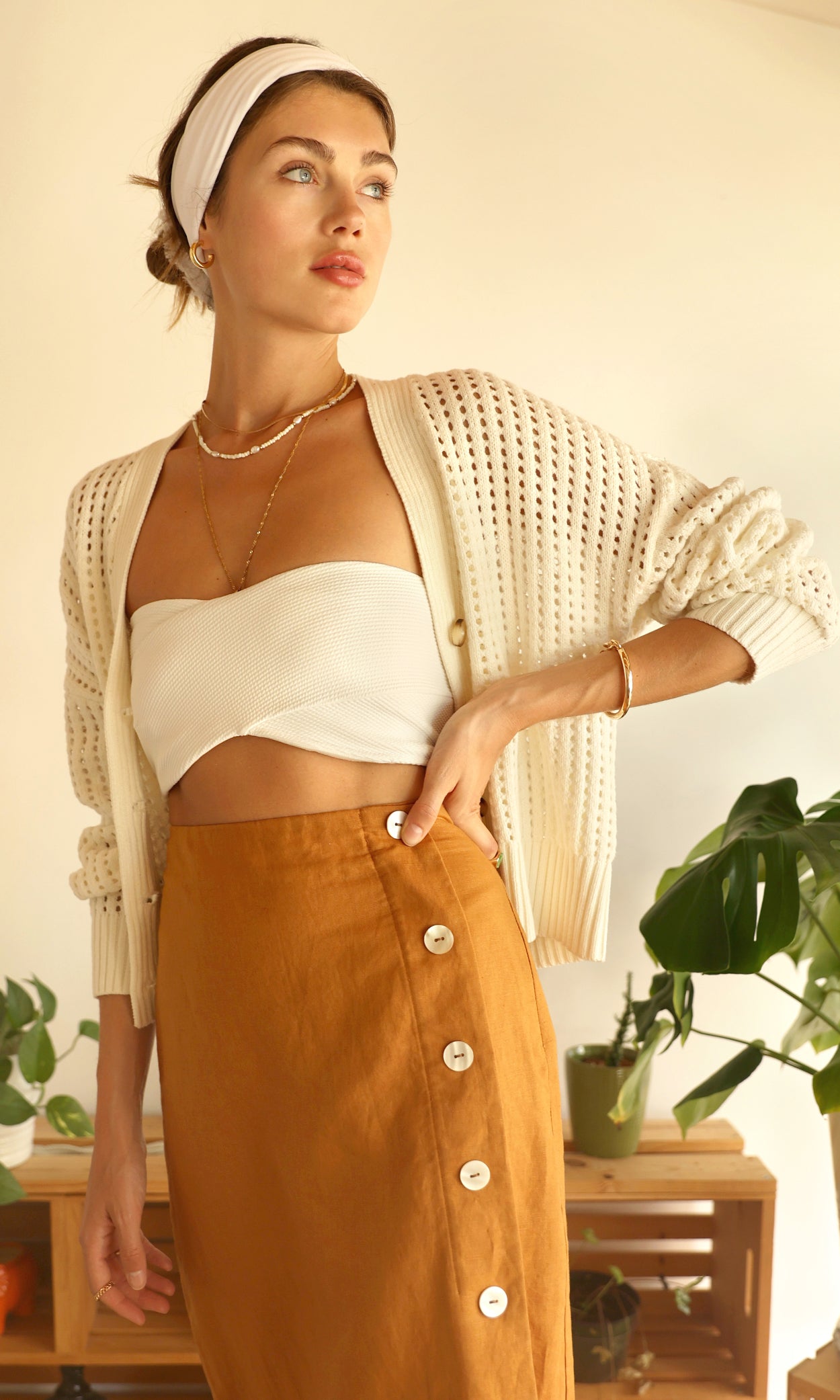 PENNY OPEN KNIT CARDIGAN