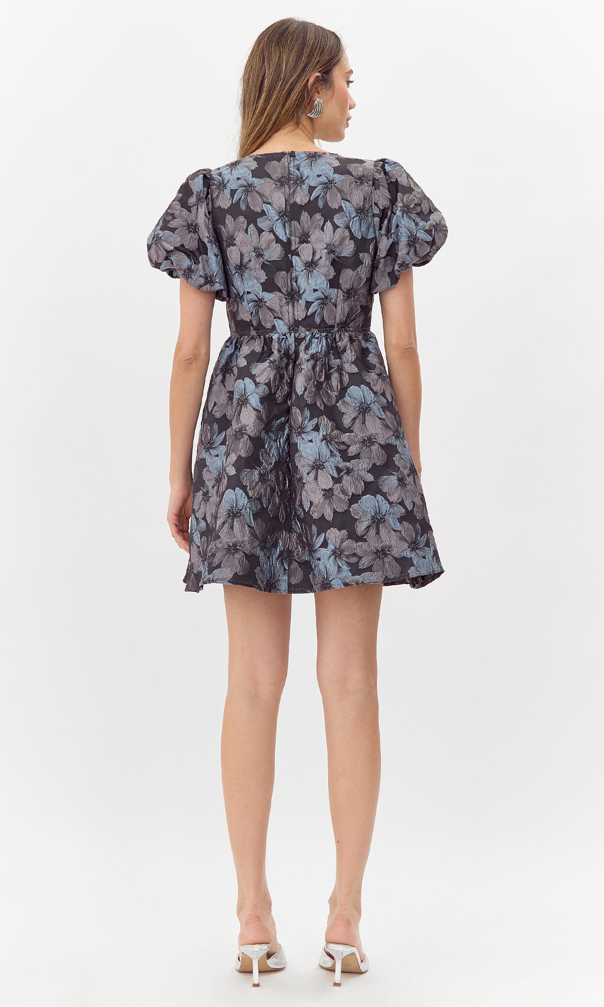 BRIELLA JACQUARD MINI DRESS