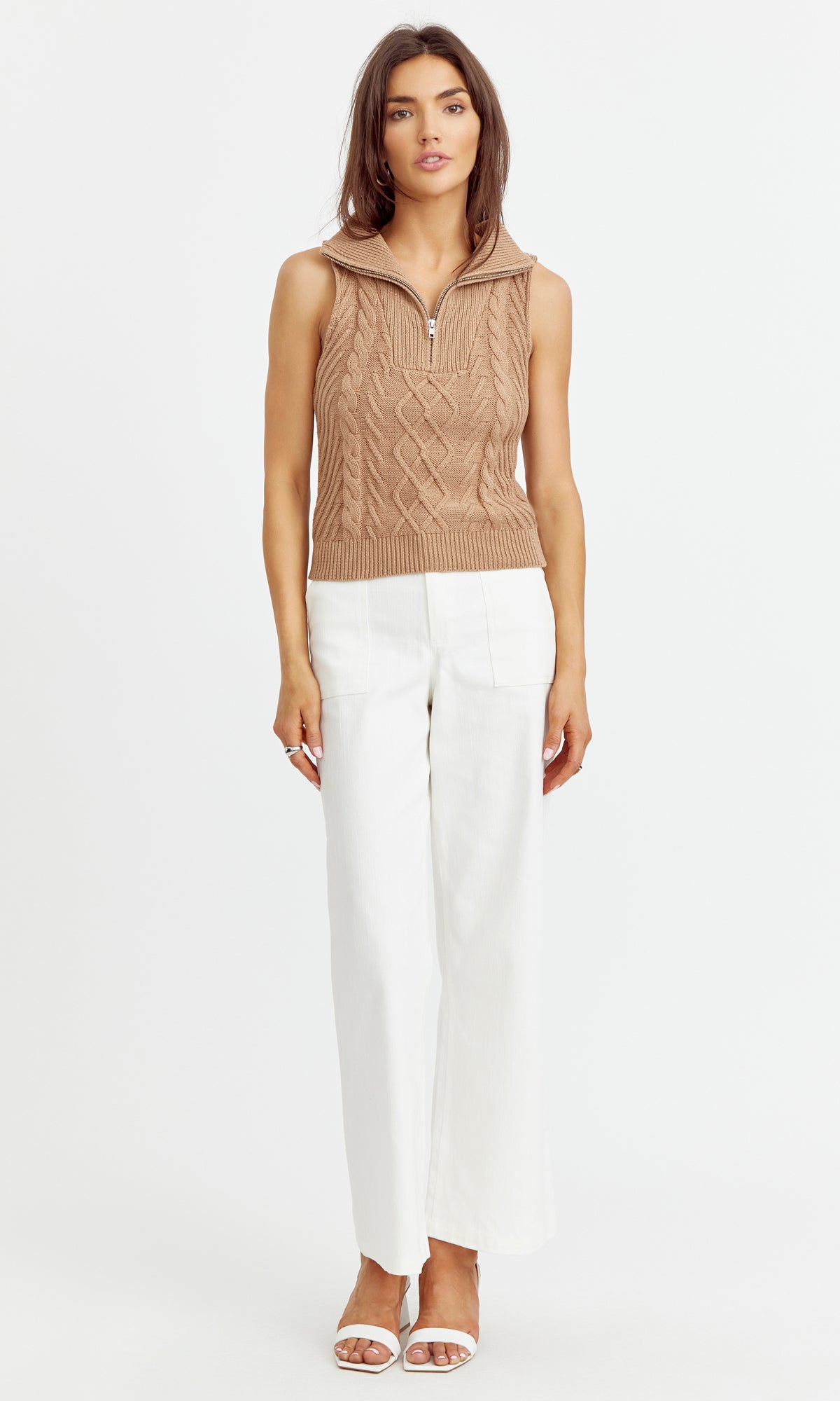 TAYLOR ZIP FRONT VEST