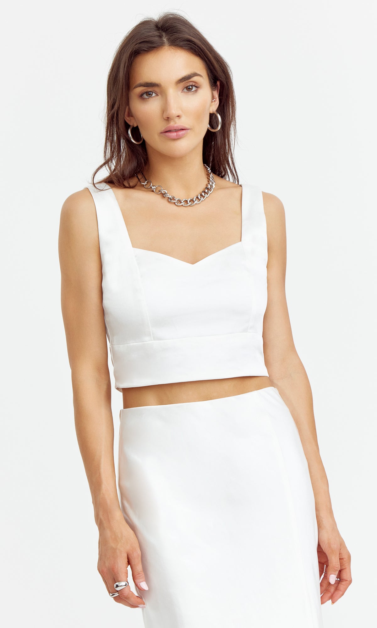 BABEL CROPPED TOP - OFF WHITE