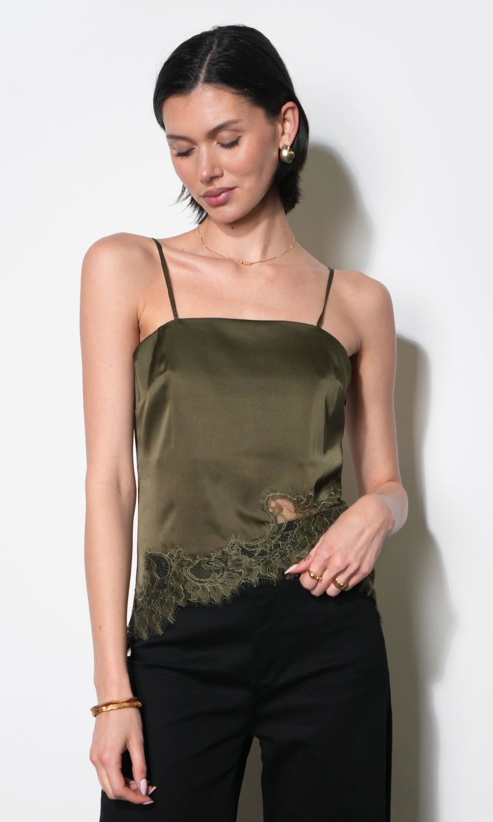STELLA LACE HEM CAMI