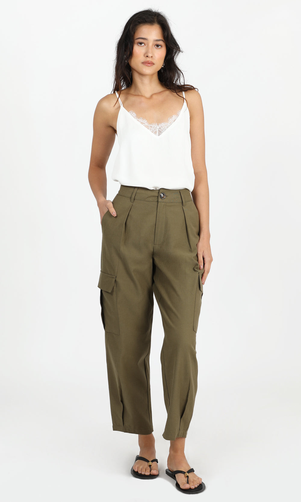 GREYSON CAMI TOP - WHITE
