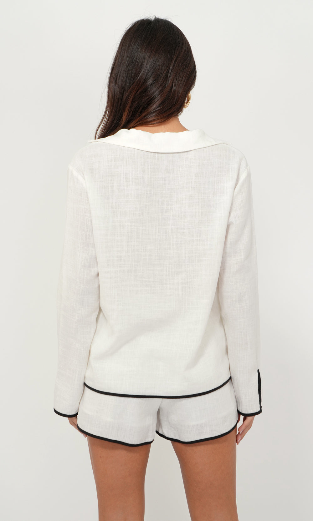 BEVERLY LINEN TOP