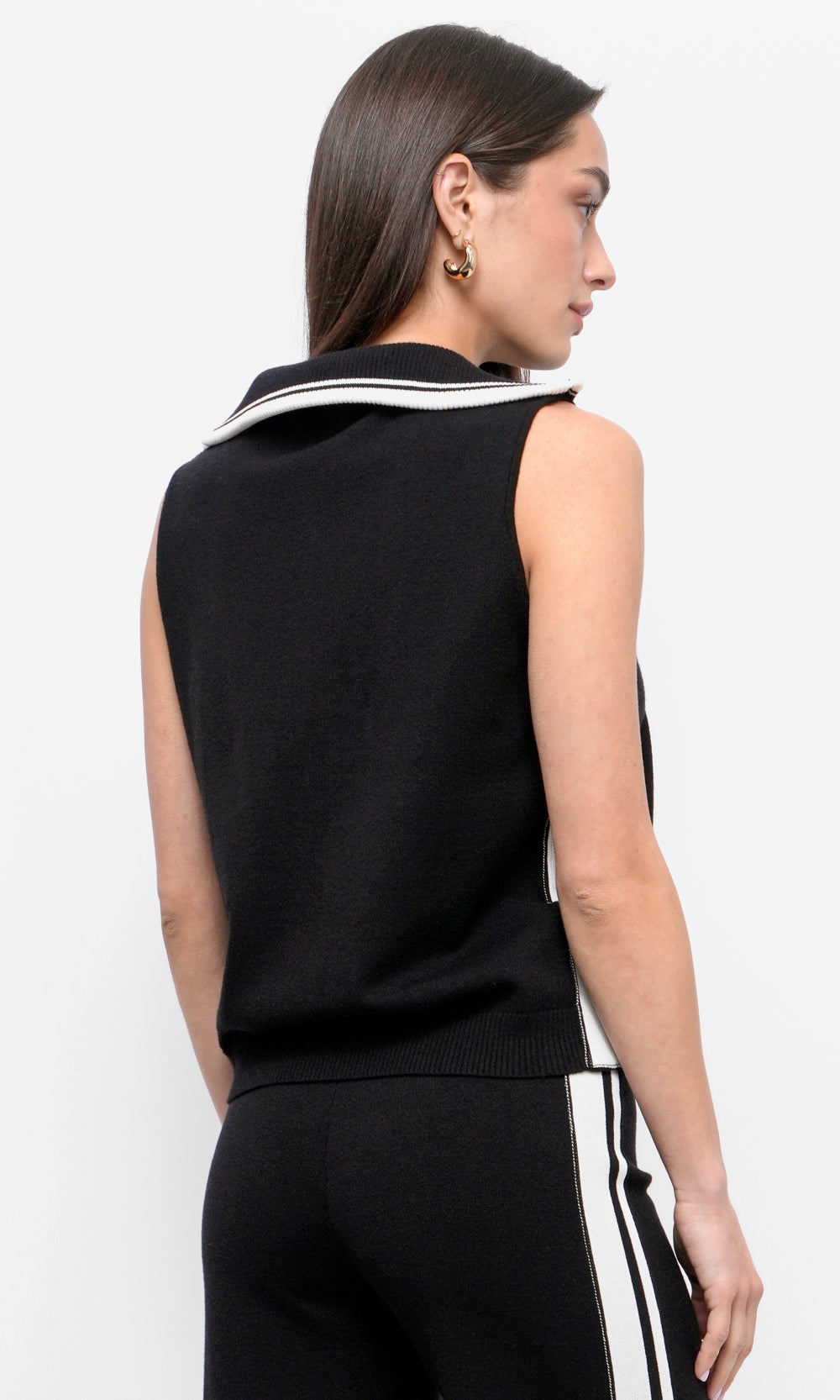 WESTON KNIT TOP - BLACK
