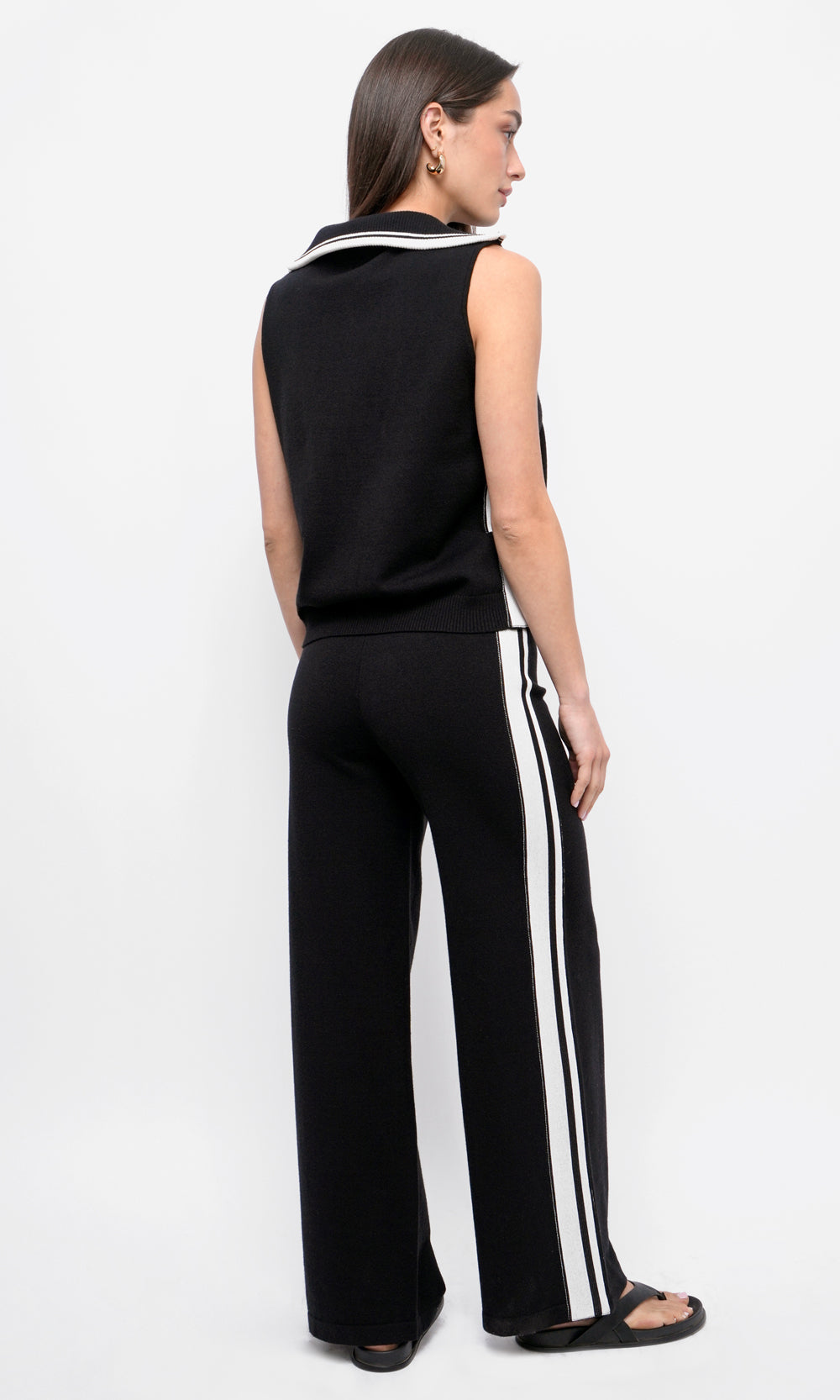 WESTON KNIT TOP - BLACK