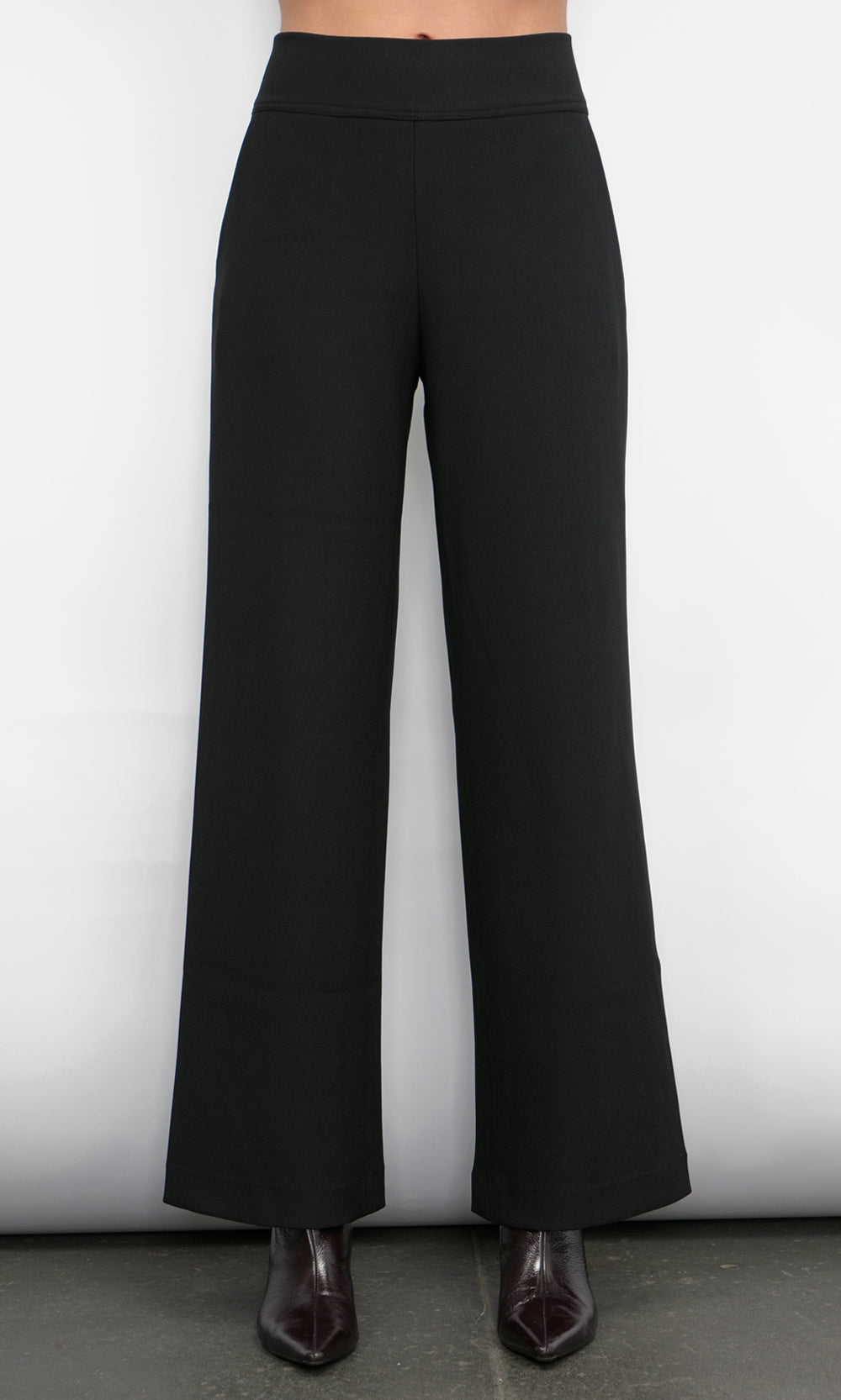 SILVIE WIDE LEG KNIT TROUSERS