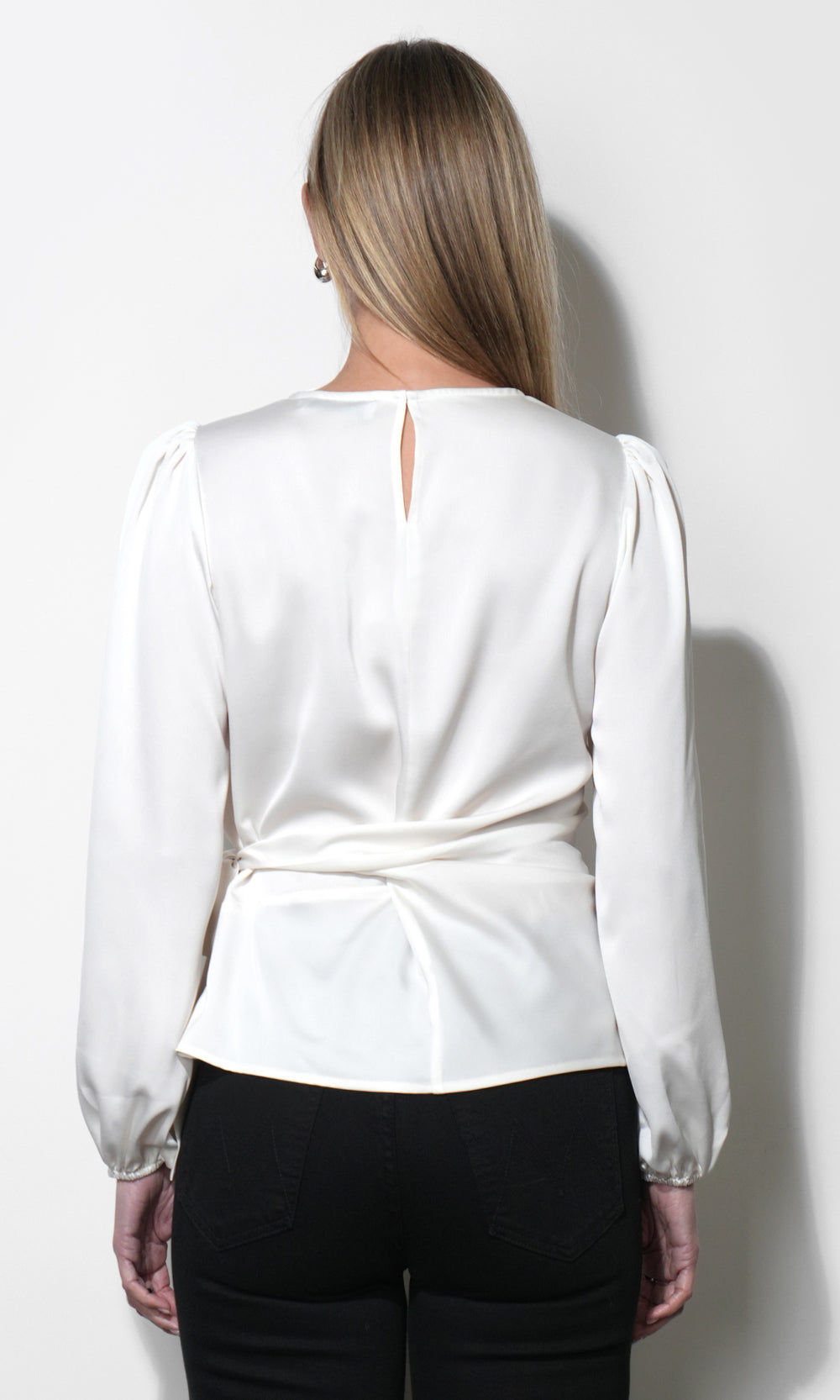 LOLA SIDE TIE BLOUSE