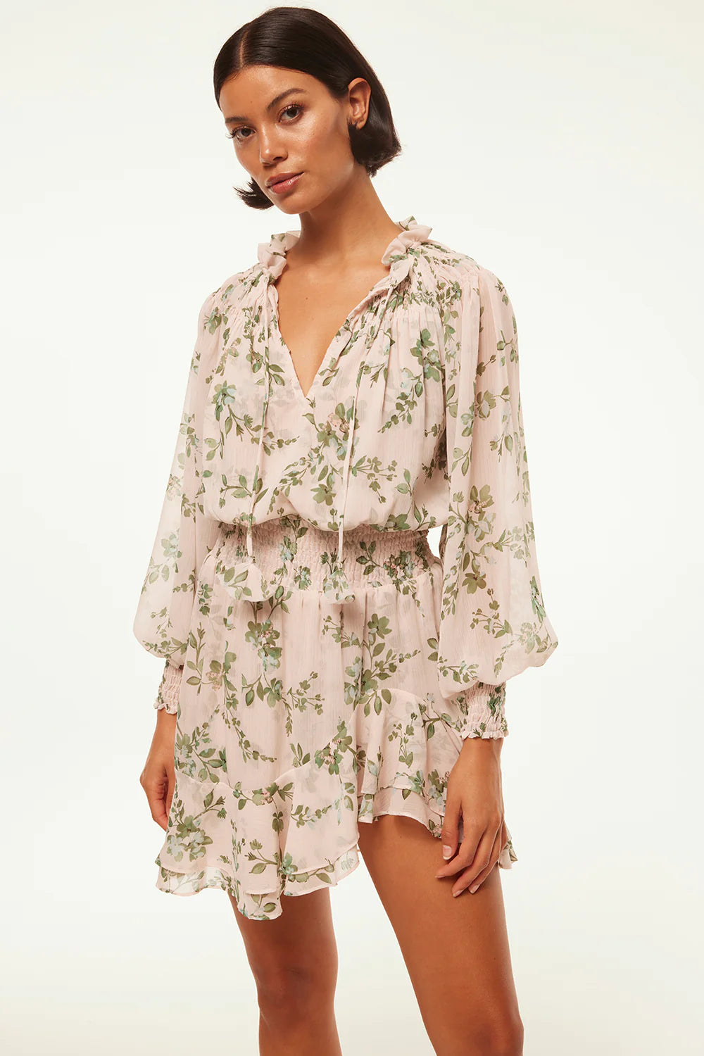 ALMAHA DRESS - WHITE SAGE BOTANICA