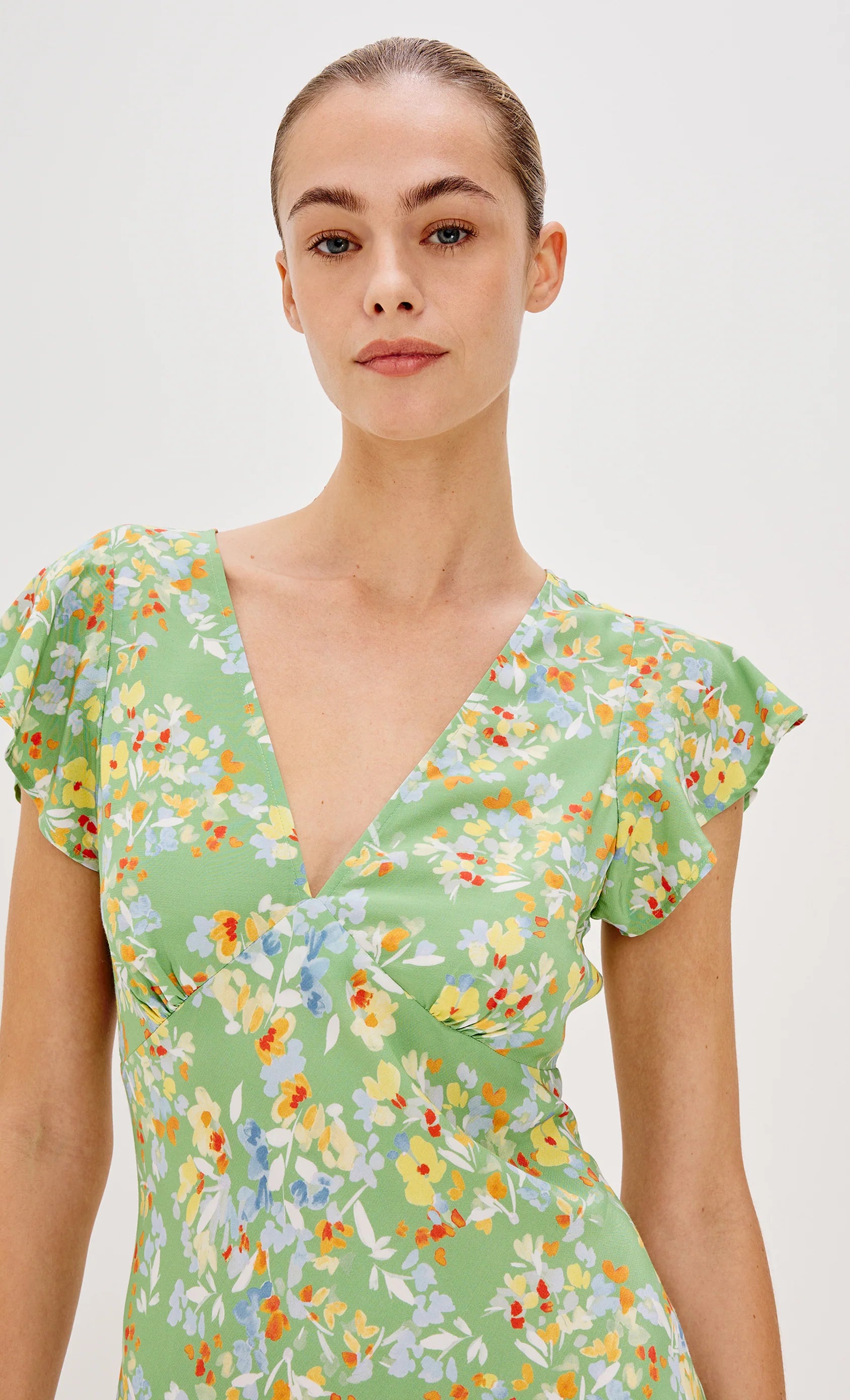 GIGI DRESS - GREEN MEADOW