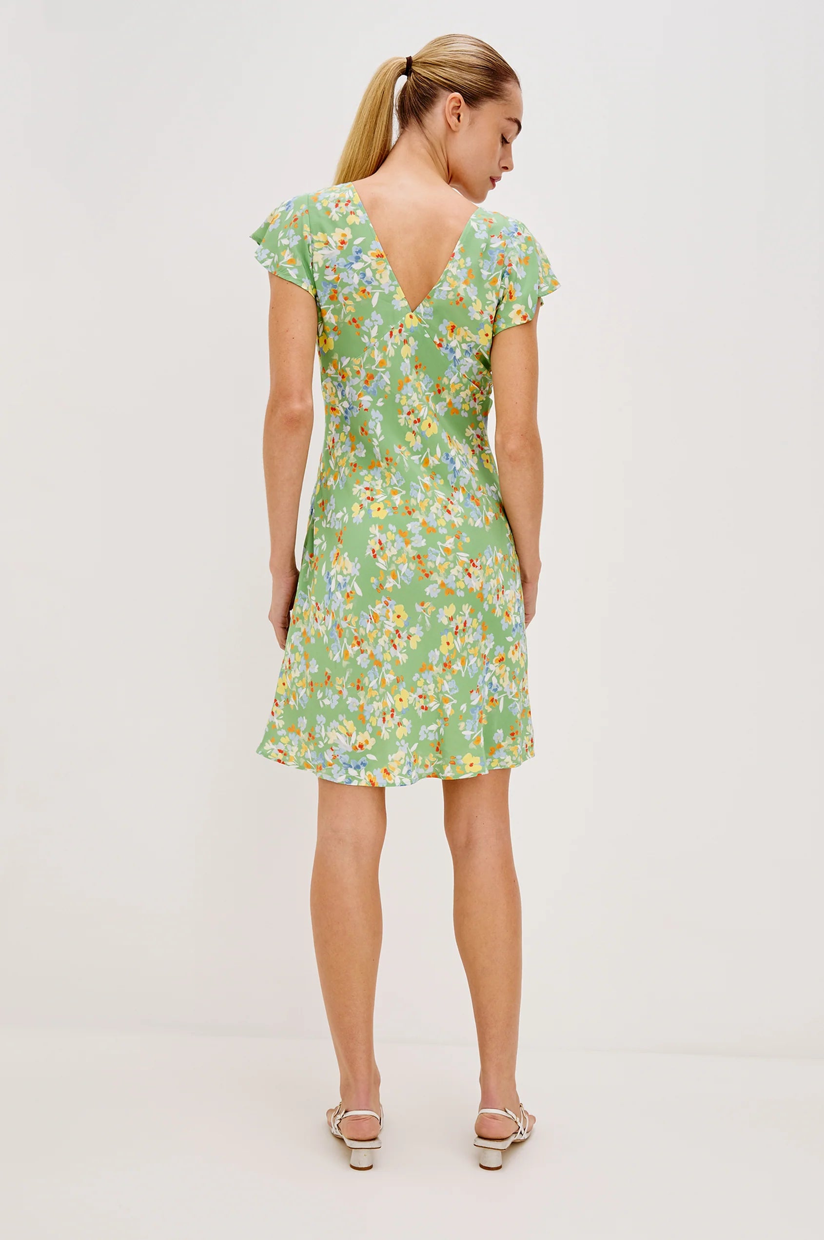 GIGI DRESS - GREEN MEADOW