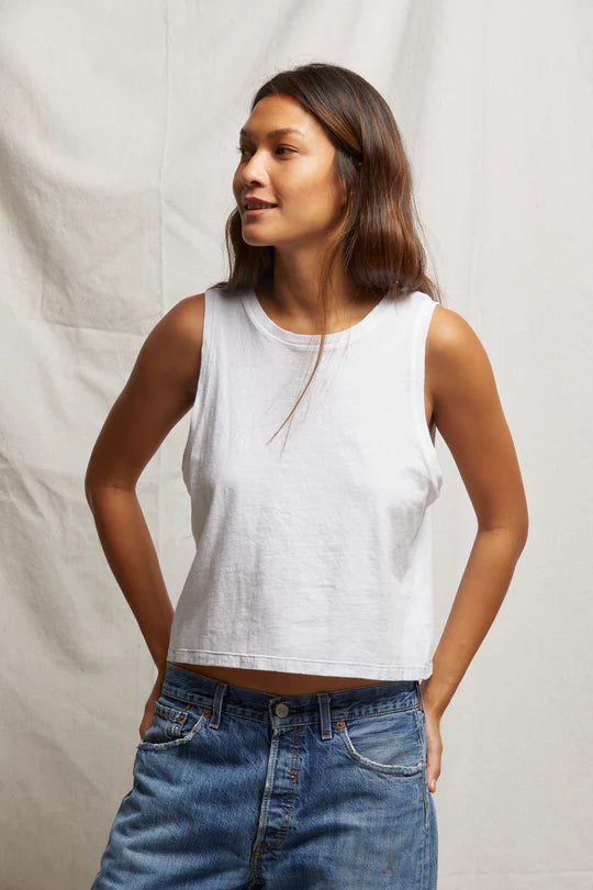 GRACIE TANK - WHITE