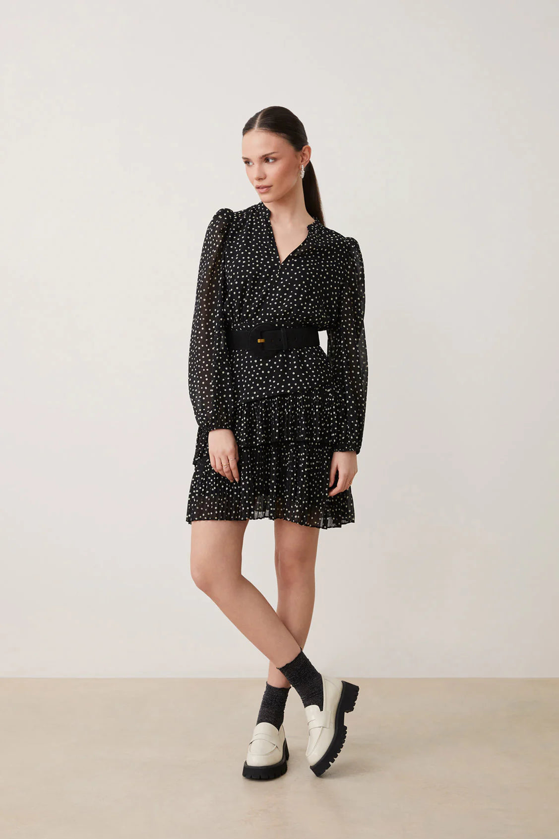 CALISTE DRESS - NOIR